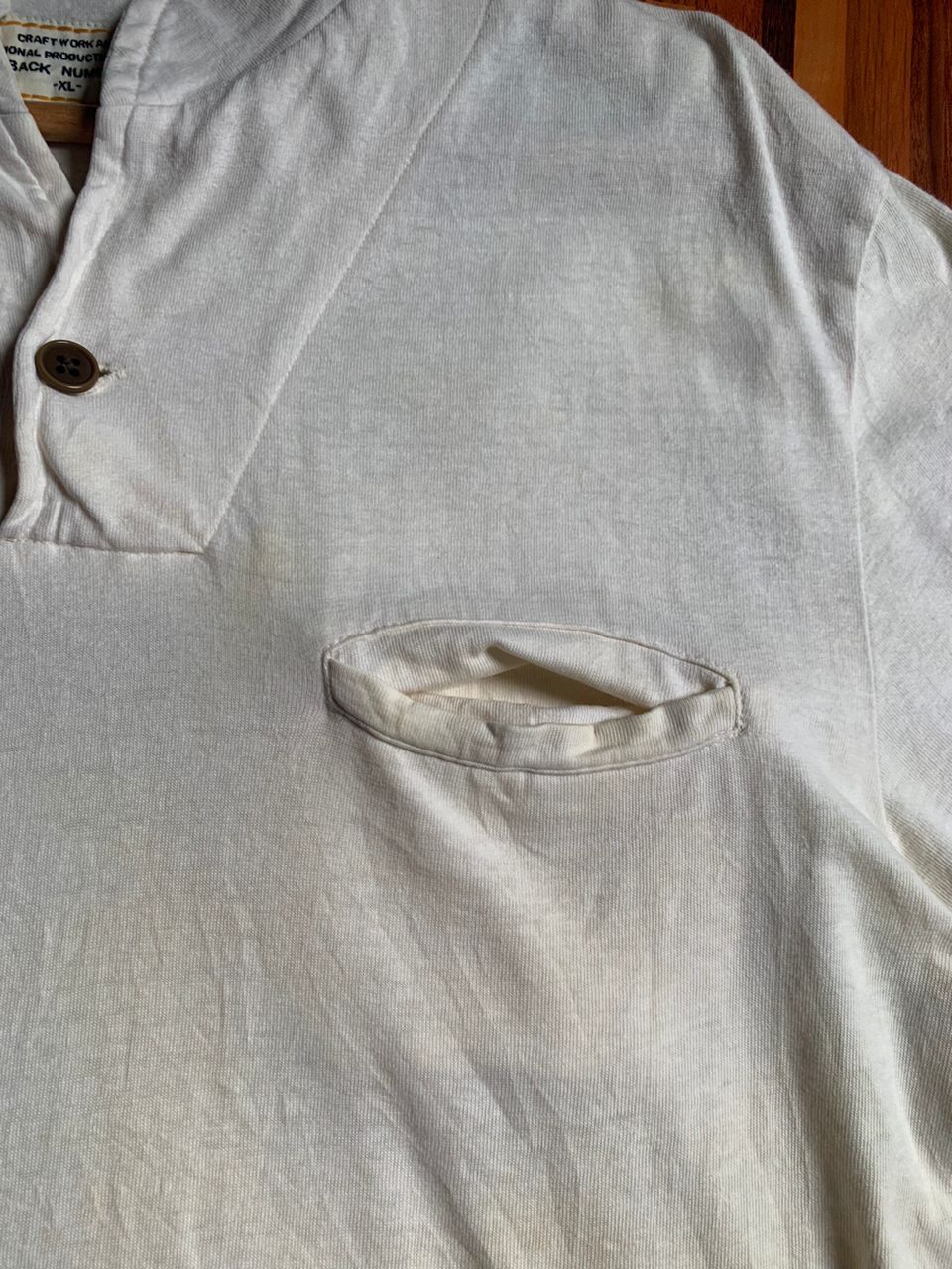 Japanese Brand Back Number Craft Work And Traditional polo rugby Shirts Size US L / EU 52-54 / 3 - 4 Thumbnail
