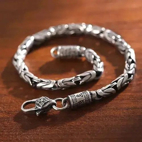 Jewelry Retro Silver Exquisite Woven Bracelet Size ONE SIZE - 2 Thumbnail
