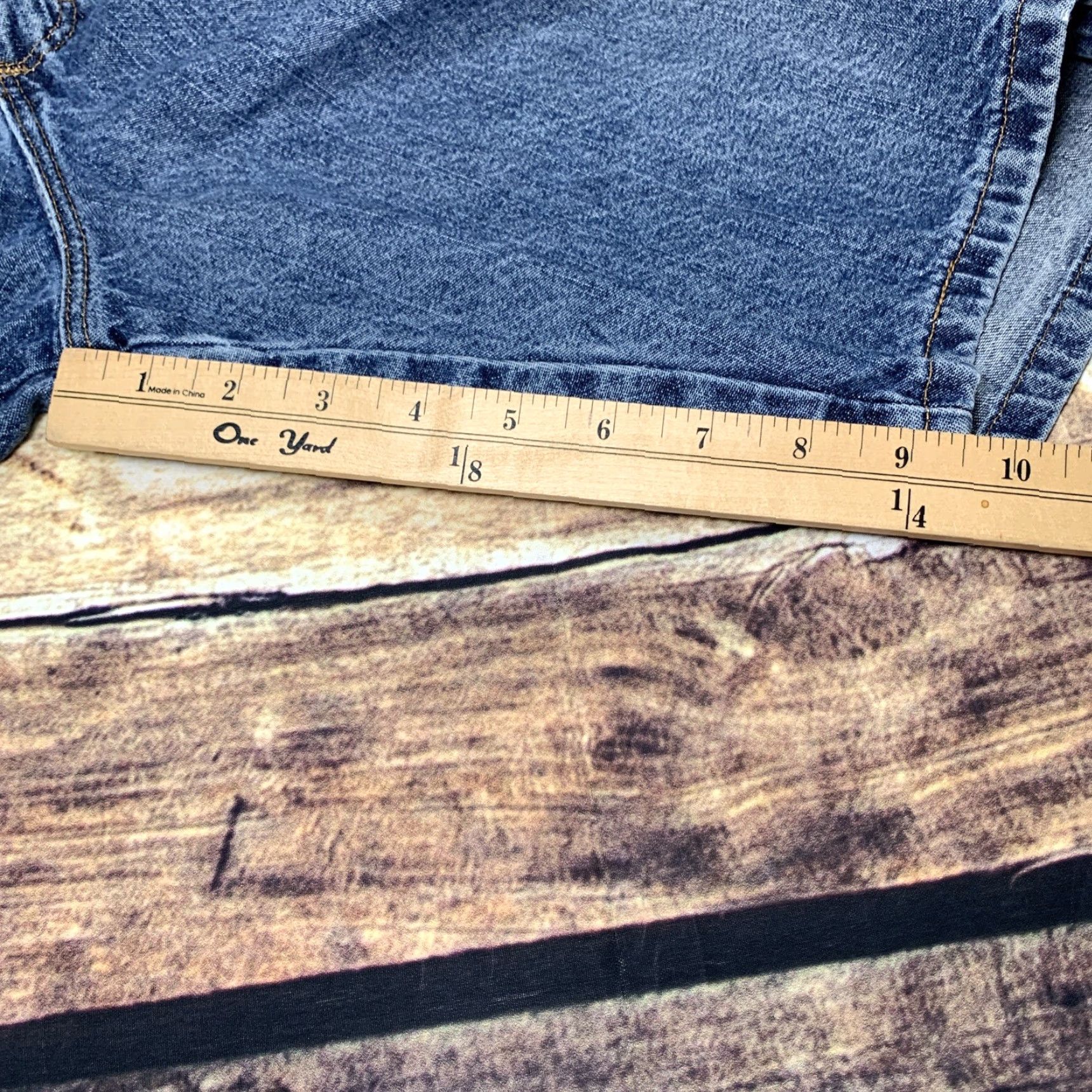 Denime Rustler Denim Jean Carpenter Shorts 100% Cotton Size 36 Work Cargo workwear Verical? Size US 44 / EU 60 - 5 Thumbnail