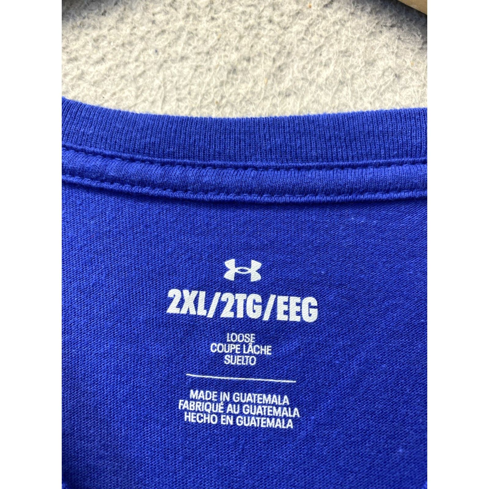 Under Armour Under Armour Muscle Pullover Long Sleeve Shirt Men's XXL Blue Activewear Size US XXL / EU 58 / 5 - 3 Thumbnail