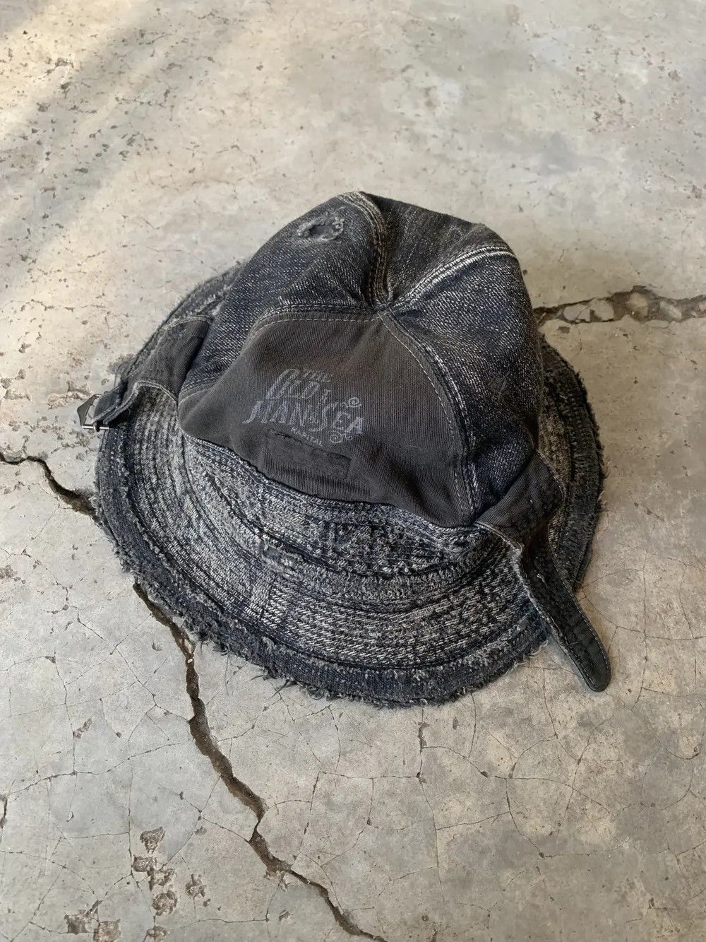 Kapital Kapital Boro Distressed Bucket Hat Size ONE SIZE - 3 Thumbnail