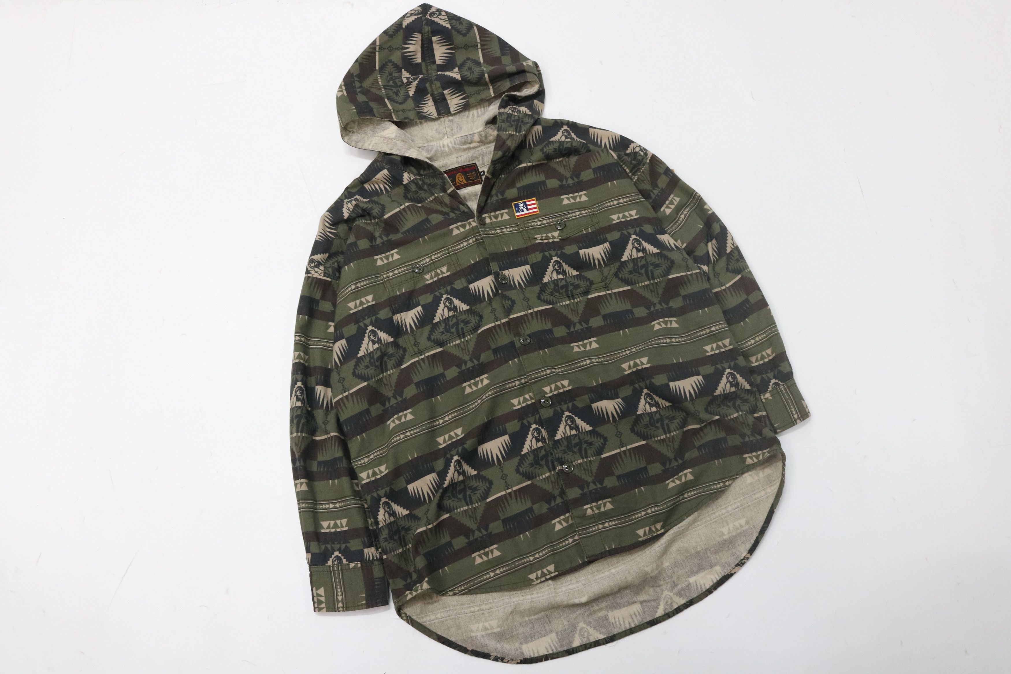 Hysteric Glamour HYSTERIC GLAMOUR Navajo Pattern Hooded Jacket Size M / US 6-8 / IT 42-44 - 2 Thumbnail