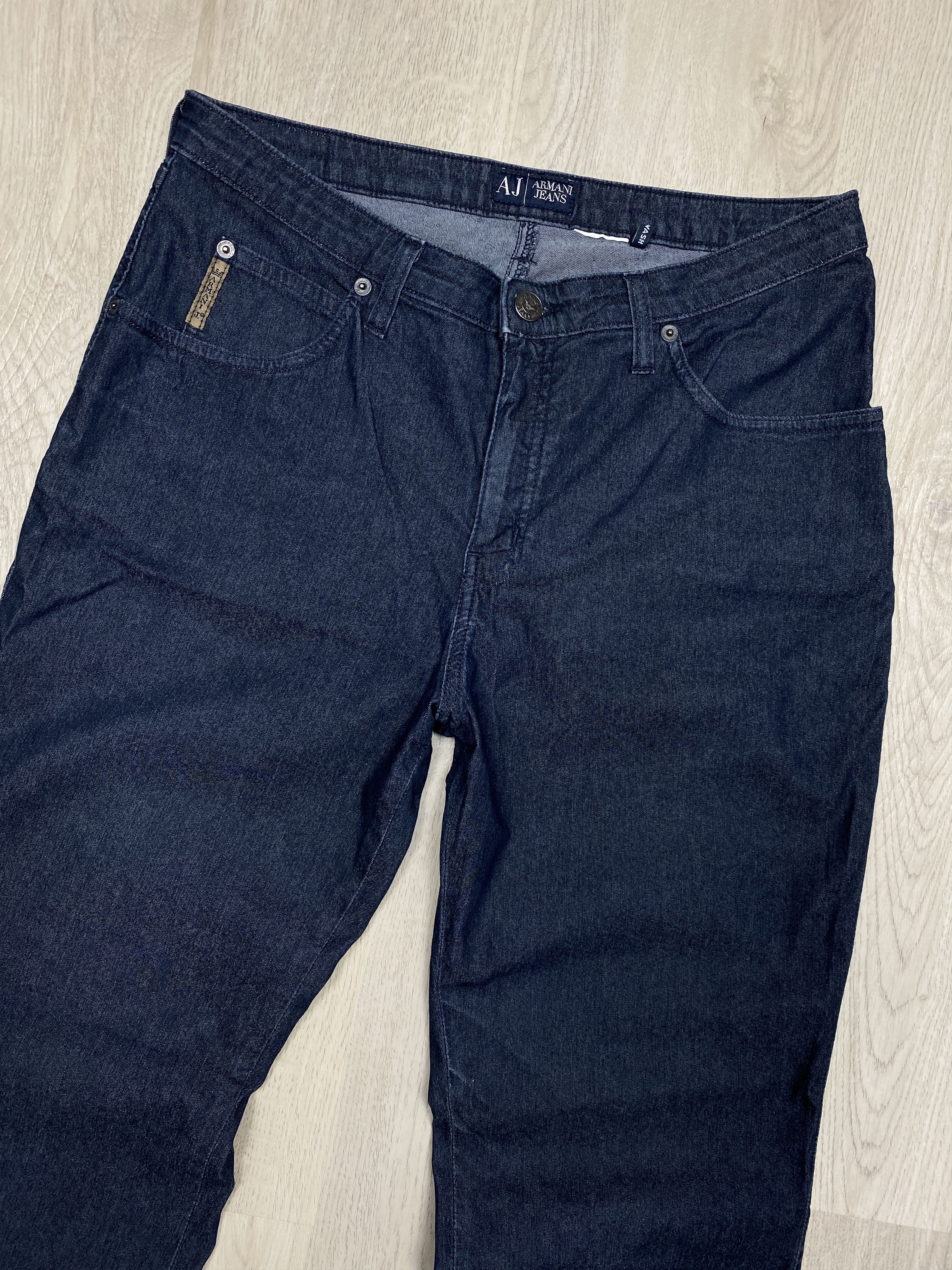 Armani × Giorgio Armani × Vintage Armani Jeans Vintage Womens Flared Denim Pants Jeans Size 32" / US 10 / IT 46 - 6 Thumbnail