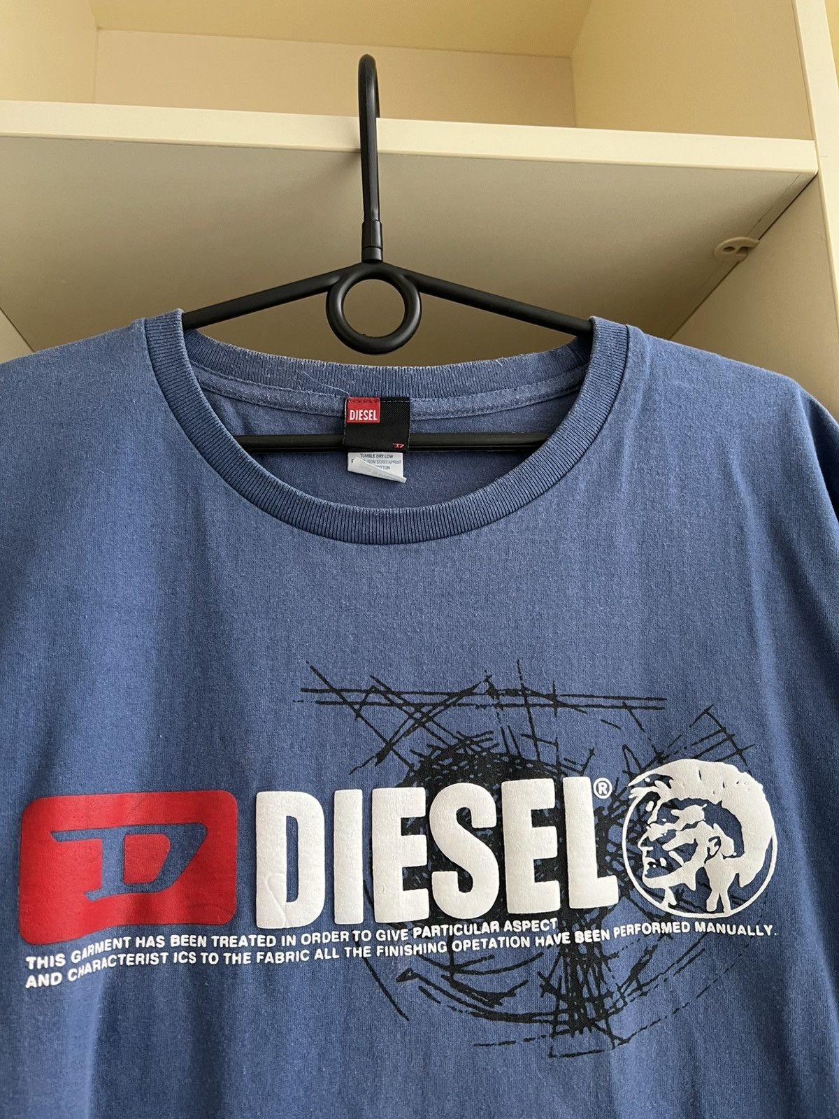 Diesel Vintage Diesel T-Shirt Tee Size XL Size US XL / EU 56 / 4 - 7 Thumbnail