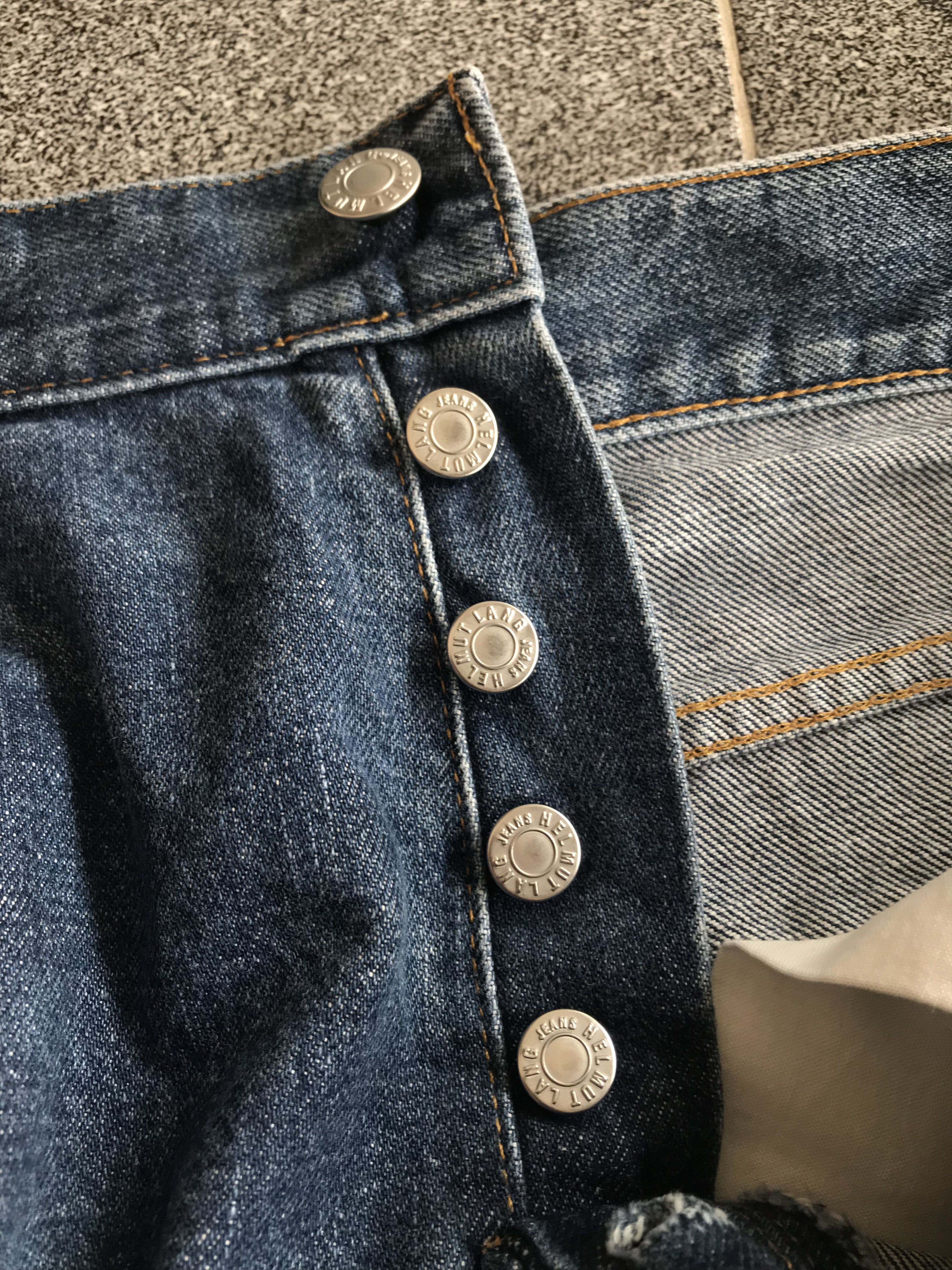 Helmut Lang Vintage 1998 Helmut Lang Denim Pants Size US 31 - 7 Thumbnail