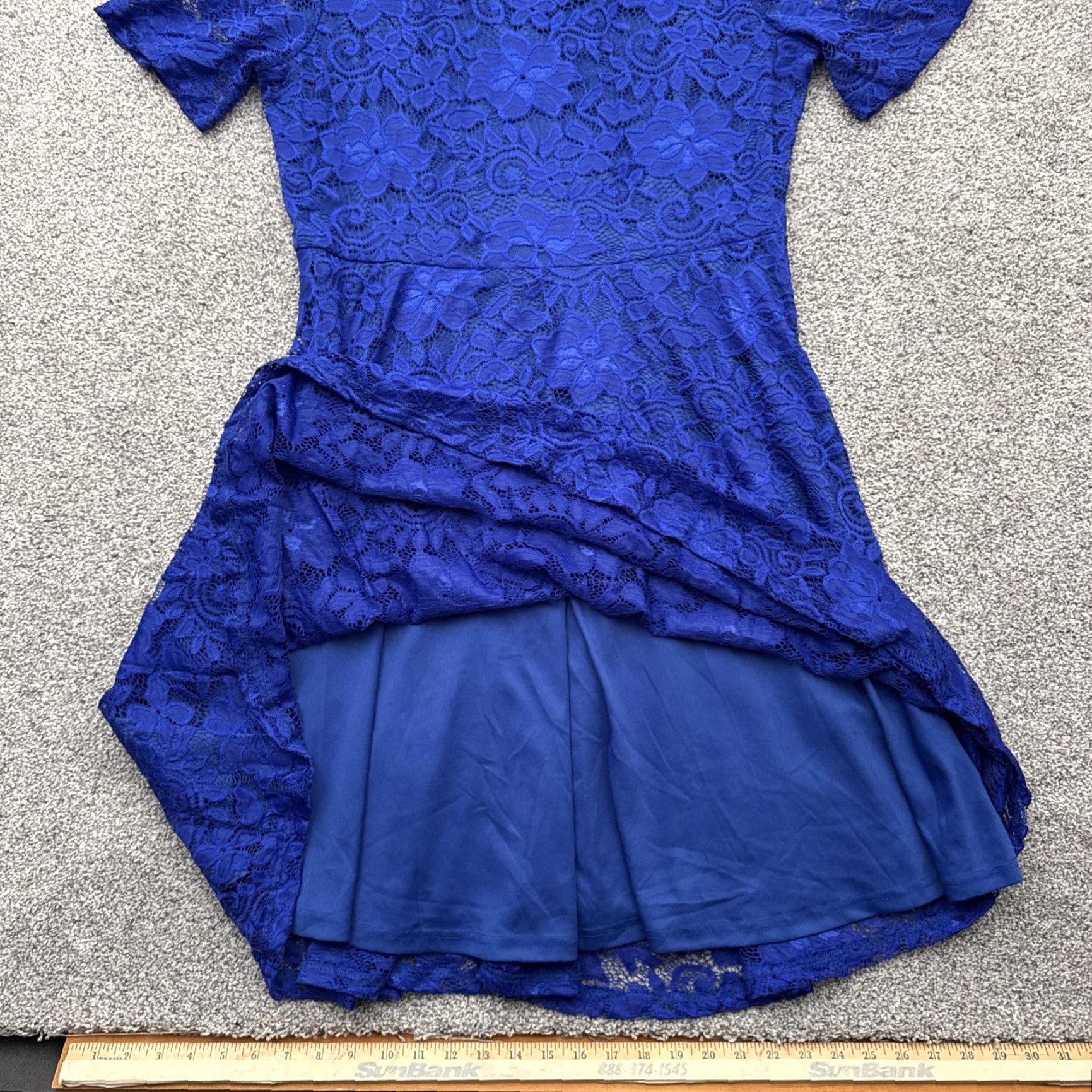 Vintage Dress 3XL Lace Romantic Feminine Coquette Chic Sheer Floral Fit Flare 2010s Size XXL / US 16-18 / IT 52-54 - 6 Thumbnail