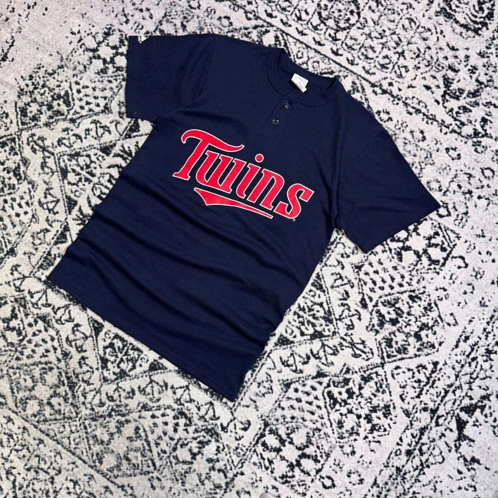 Majestic × Vintage Vintage Majestic Navy Cotton Regular Fit T-Shirt Size S NFL Size US S / EU 44-46 / 1 - 2 Thumbnail