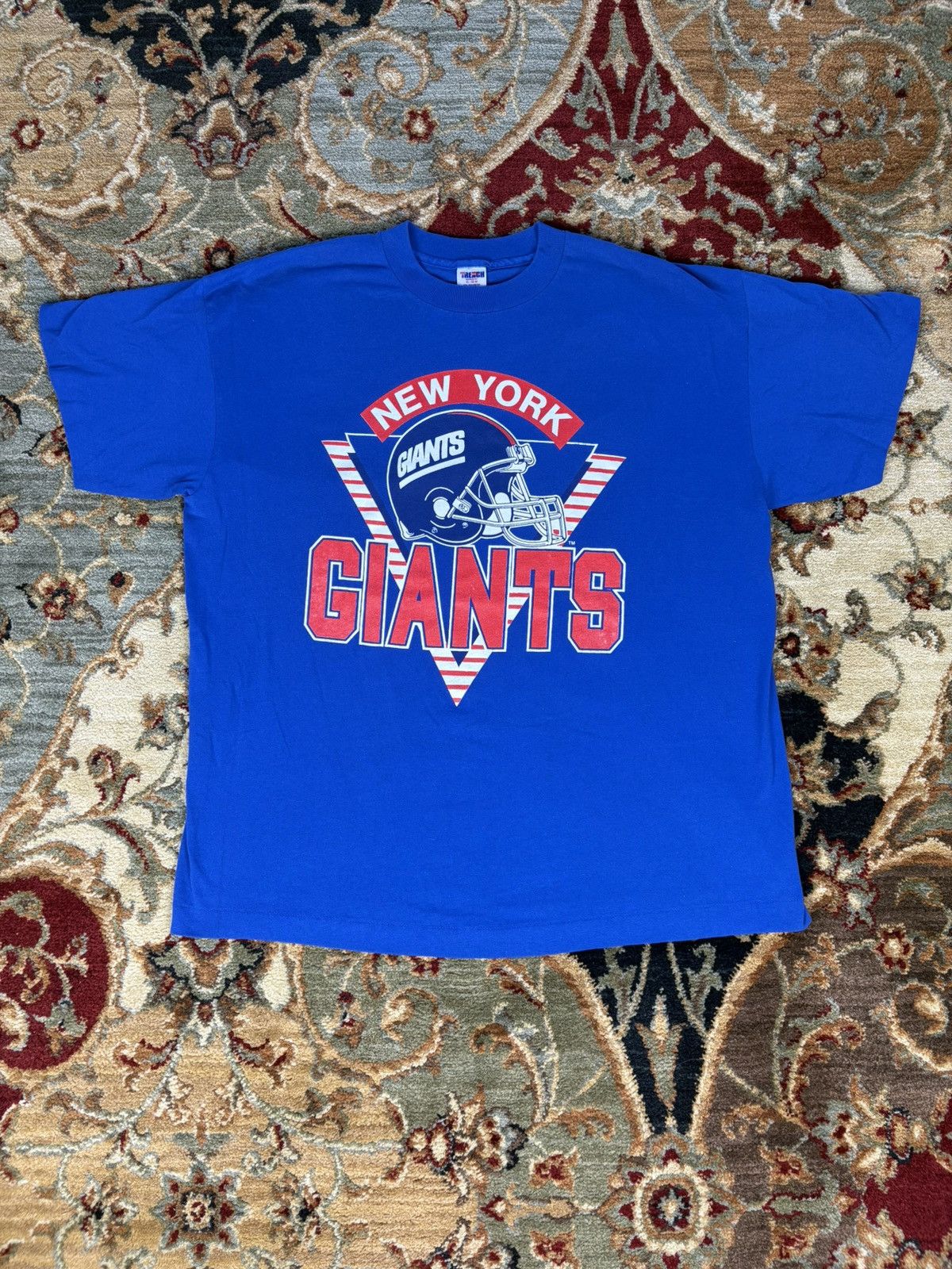 NFL × Vintage Vintage New York Giants 1991 tshirt Size US XL / EU 56 / 4 - 1 Thumbnail