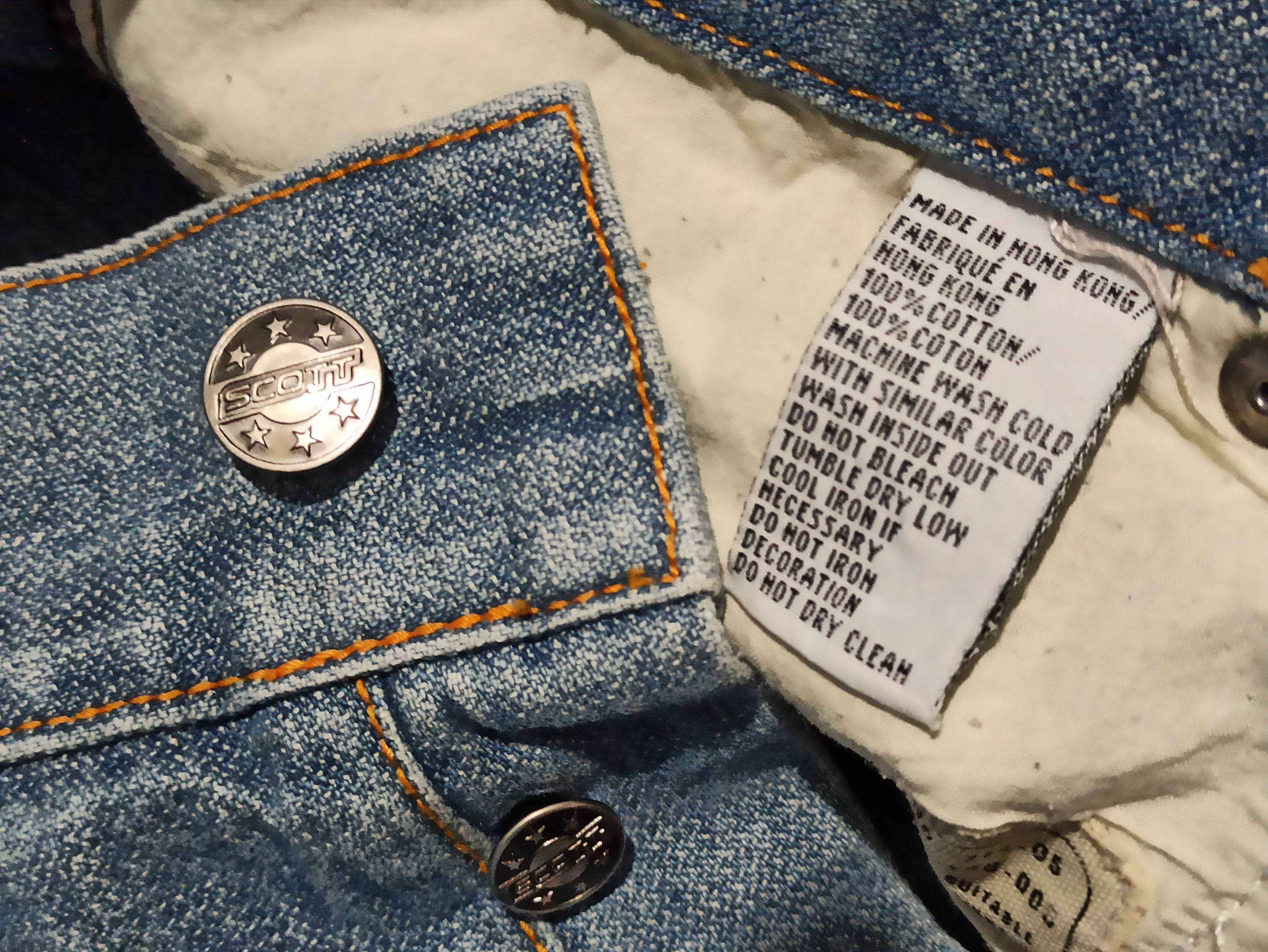 Other Scott 90s Vintage Baggy Light Wash Denim Jeans Y2K W34 Size US 34 / EU 50 - 5 Thumbnail