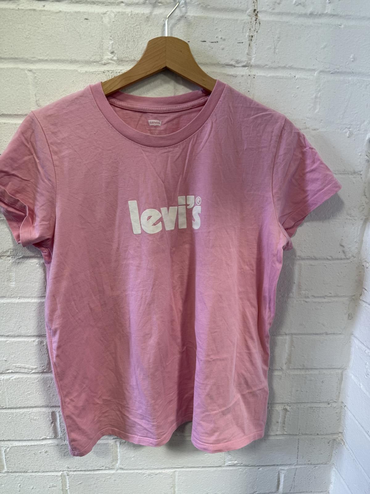 Levi's Levi's Women's Pink Logo T-Shirt Size L / US 10 / IT 46 - 1 Thumbnail