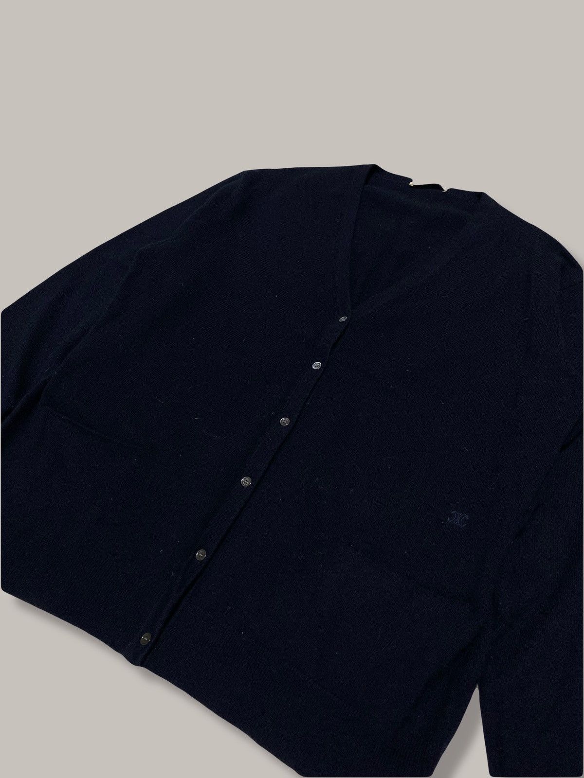 Celine Celine Cashmere Wool Cardigan Size US XL / EU 56 / 4 - 2 Thumbnail