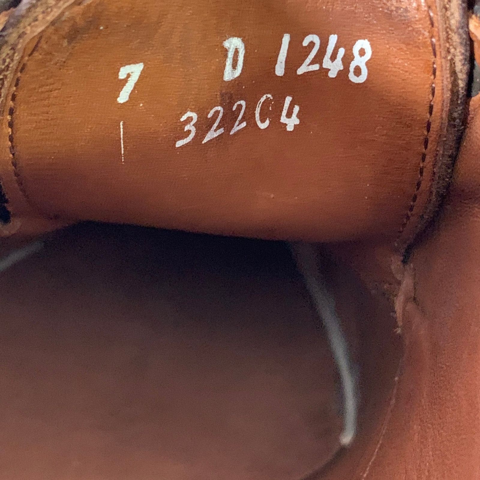 Allen Edmonds 7 Delray Brown Leather Split Toe Derby Lace-Up Shoes Size US 7 / EU 40 - 8 Thumbnail