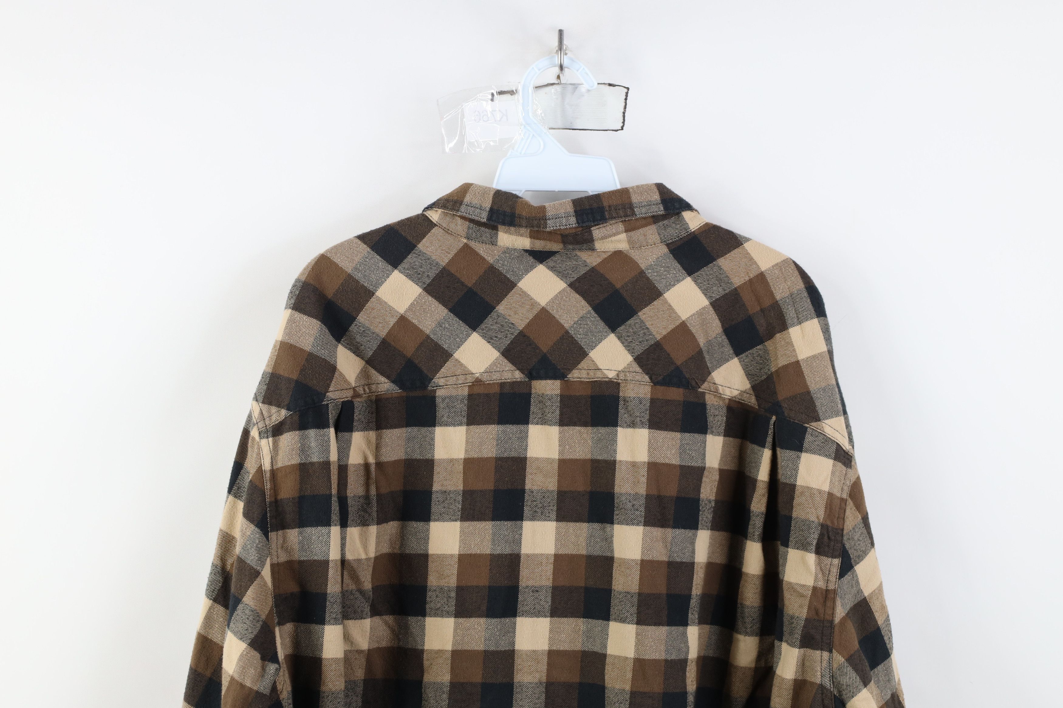 Duluth Trading Company Duluth Trading Co 40 Grit Collared Button Down Shirt Brown Size US XXL / EU 58 / 5 - 10 Thumbnail
