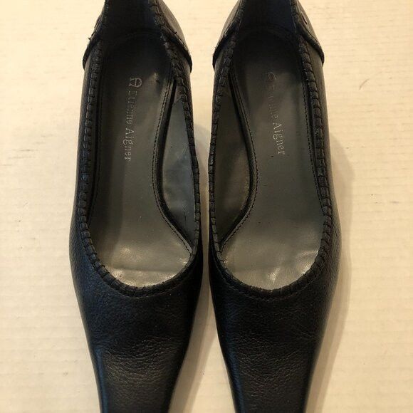 Etienne Aigner Etienne Aigner women's leather pump shoes size: 5 1/2M Size US 5.5 / IT 35.5 - 1 Thumbnail