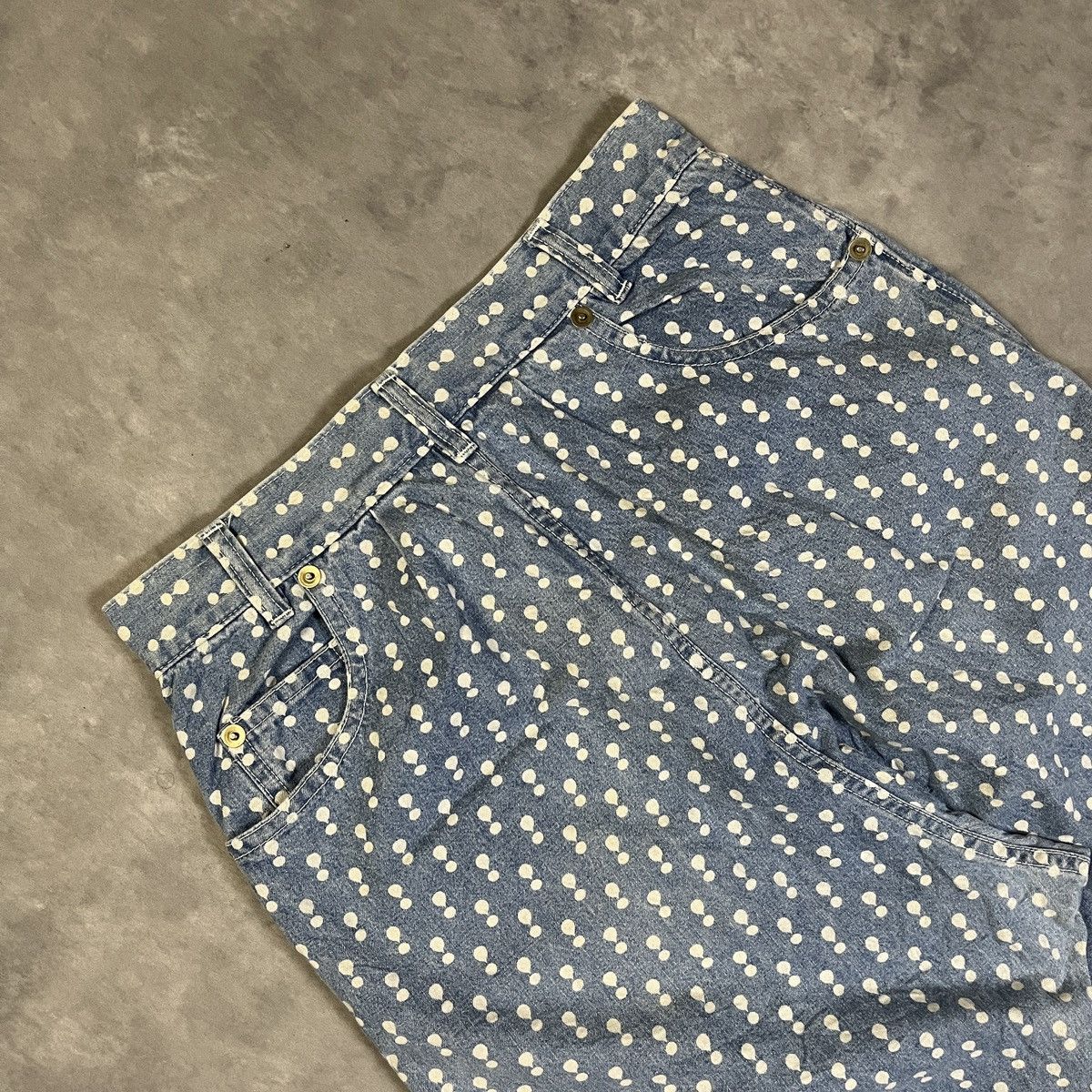 Issey Miyake Mercibeaucoup Jevous Enprie Polkadot Pants Size 29" - 10 Thumbnail