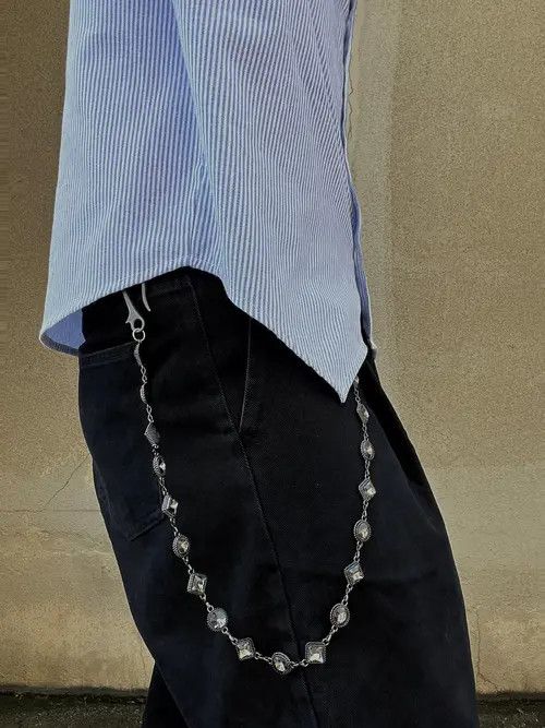 Jewelry Black Beaded Chain Accessory for Menswear Size ONE SIZE - 6 Thumbnail
