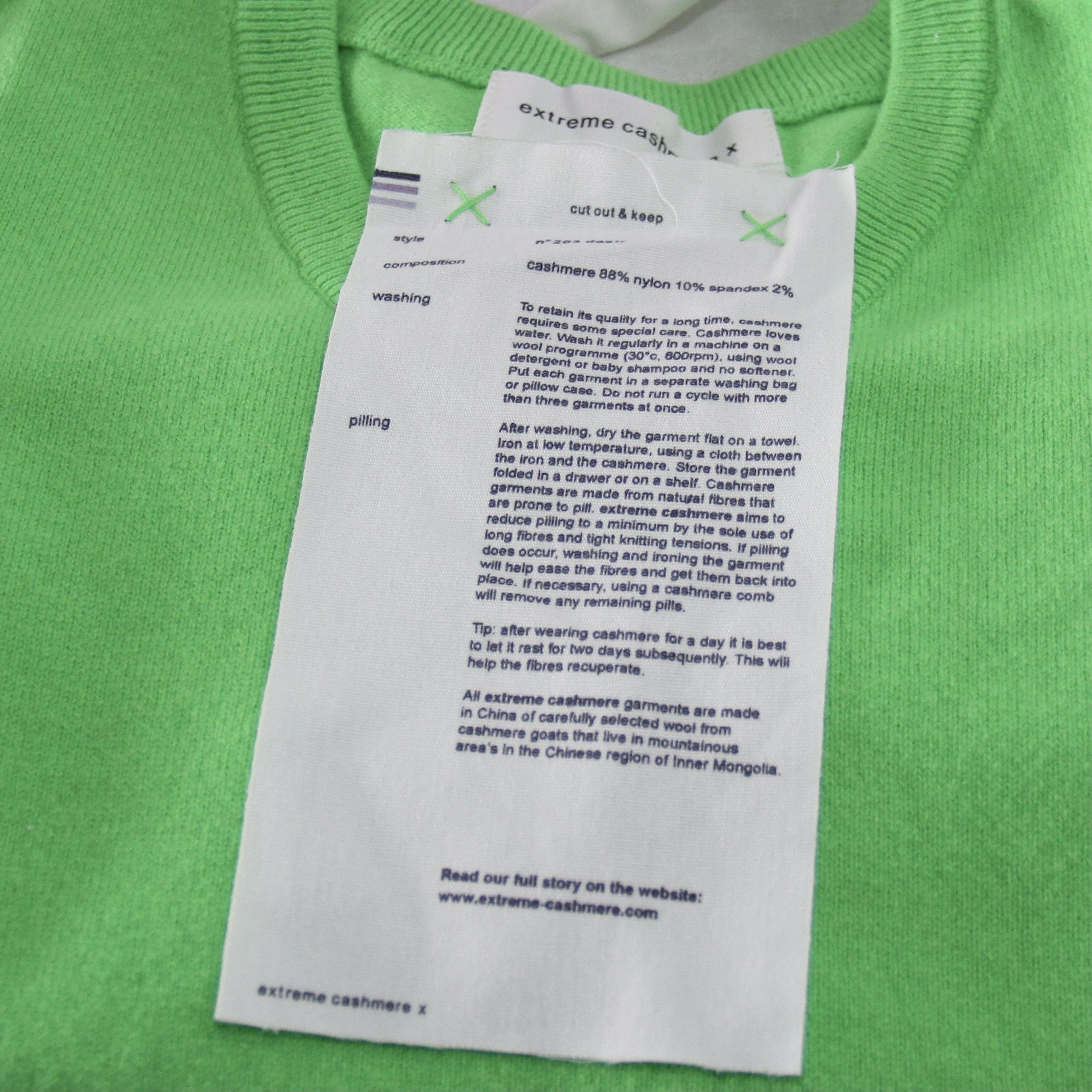 Extreme Cashmere Extreme Cashmere N°203 Desir Fluro Sweater Vest Size S / US 4 / IT 40 - 4 Thumbnail