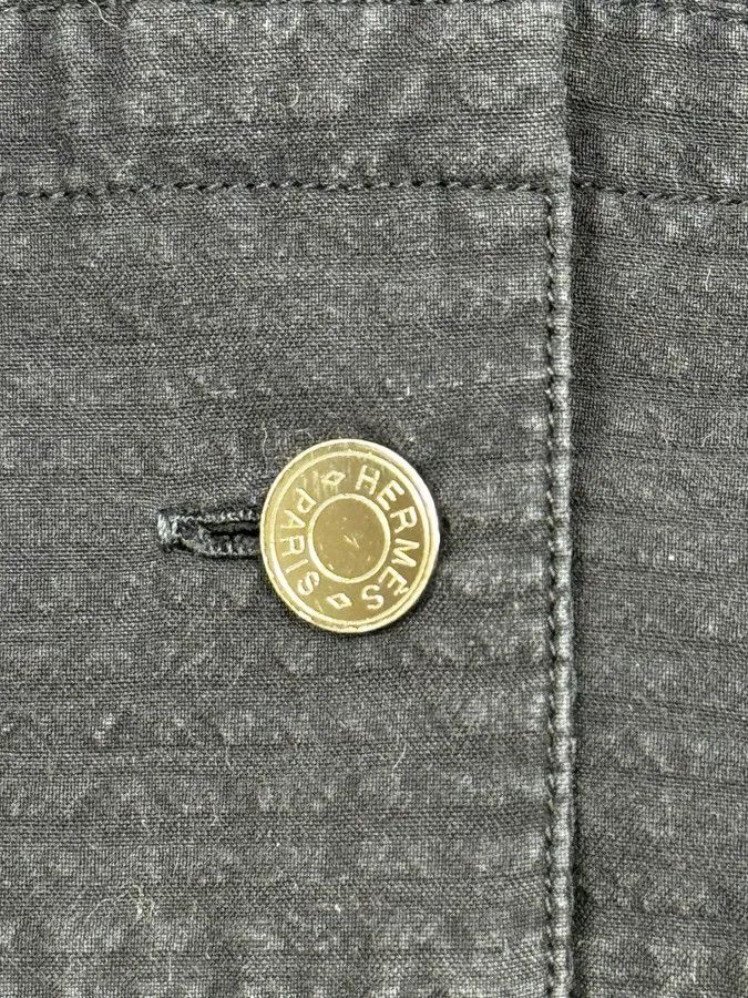Hermes SS2002 Hermès Navy Mao Shirt Size US M / EU 48-50 / 2 - 9 Thumbnail