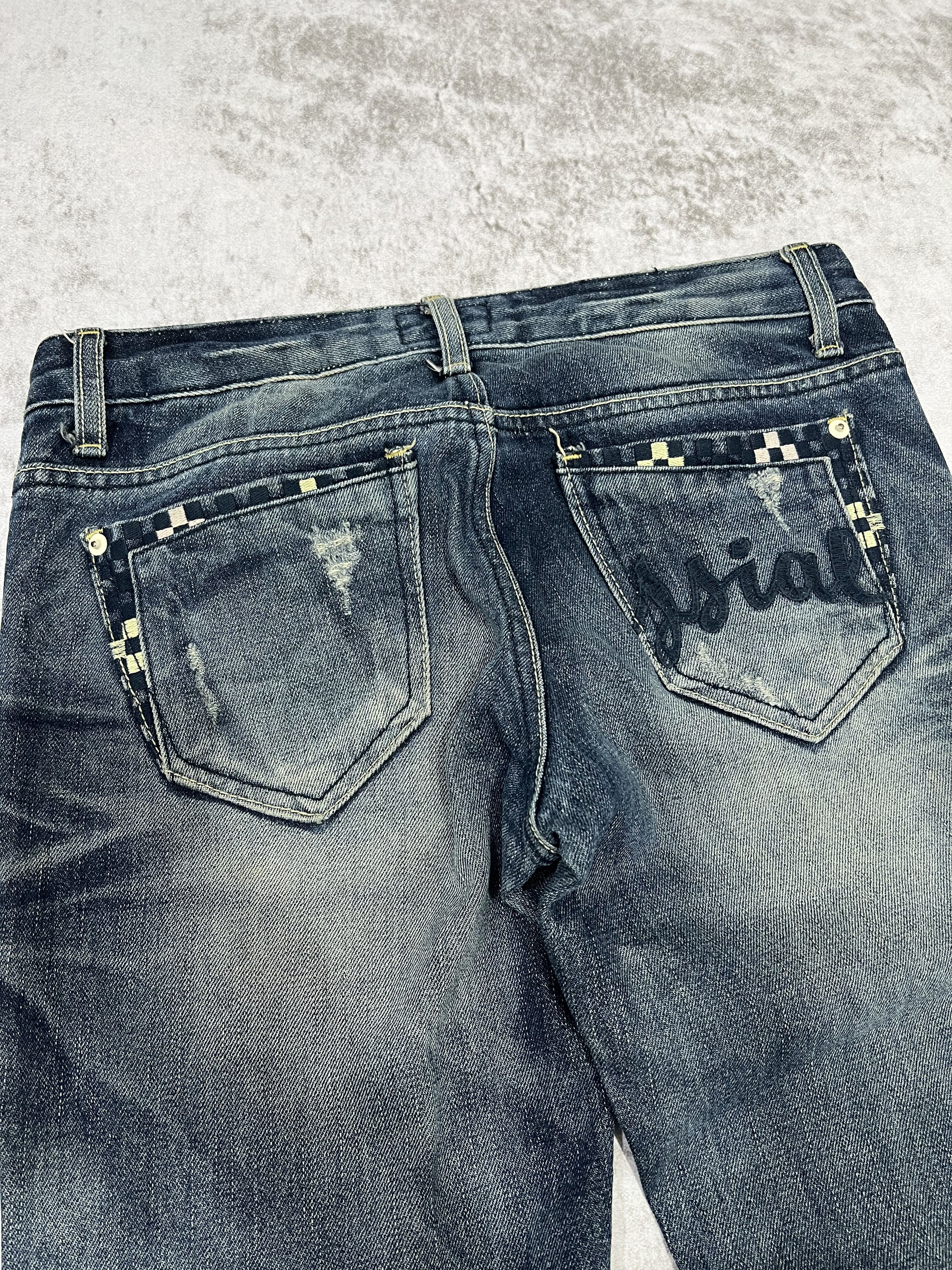 Other 2000s ssial jeans acid wash flared denim pants y2k Size US 29 - 4 Thumbnail