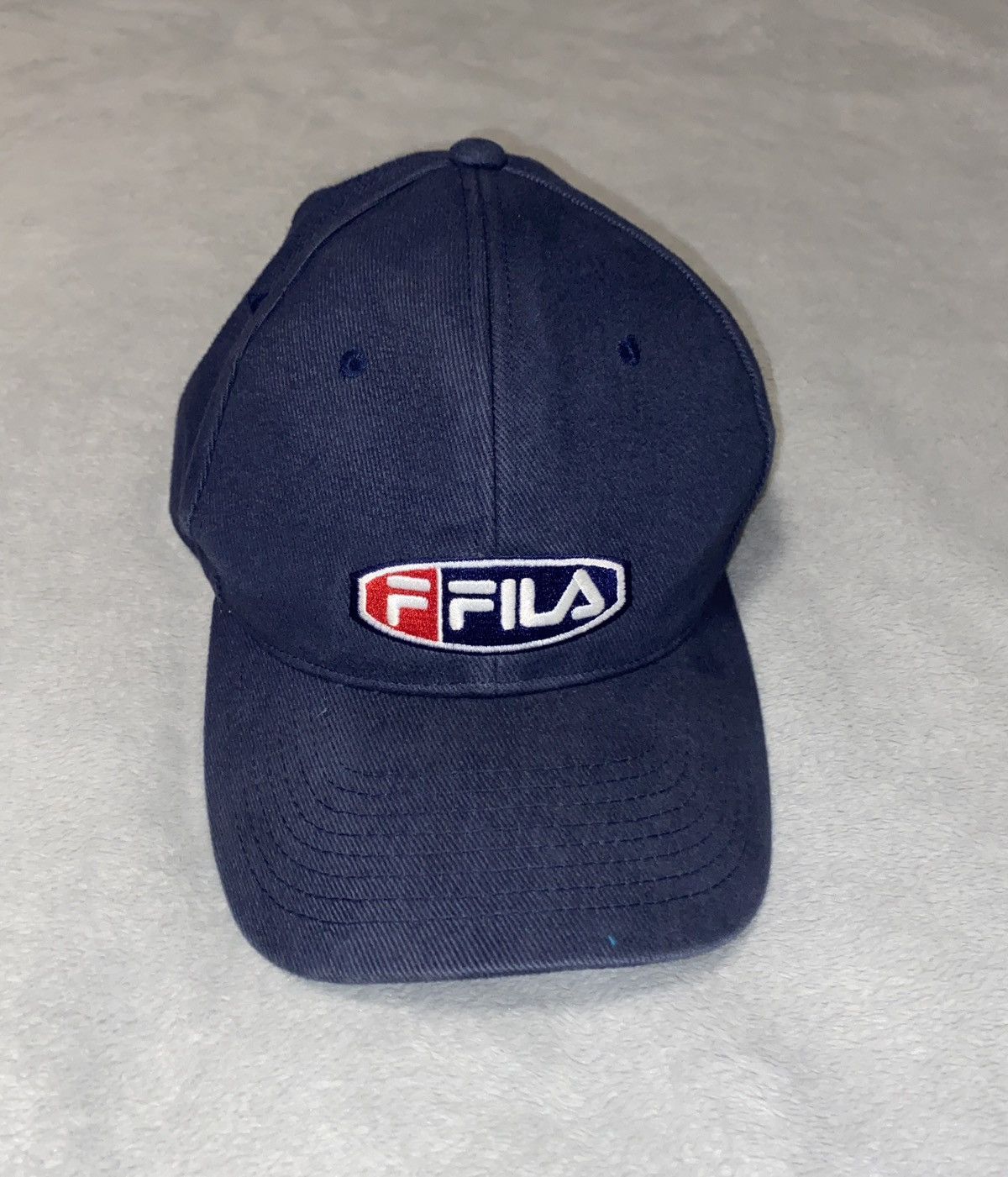 Fila Vintage FILA Adjustable Strapback Hat (Blue) Size ONE SIZE - 1 Thumbnail