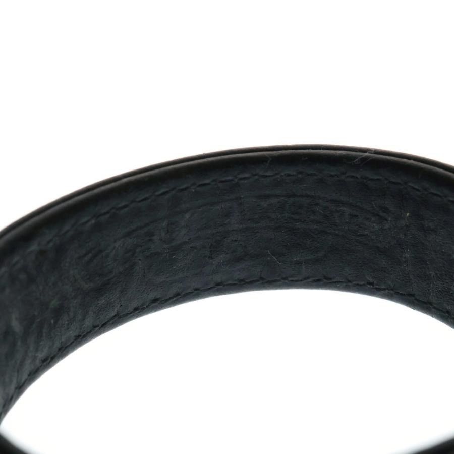 Chrome Hearts 3 Button 2 Snap Leather Bracelet