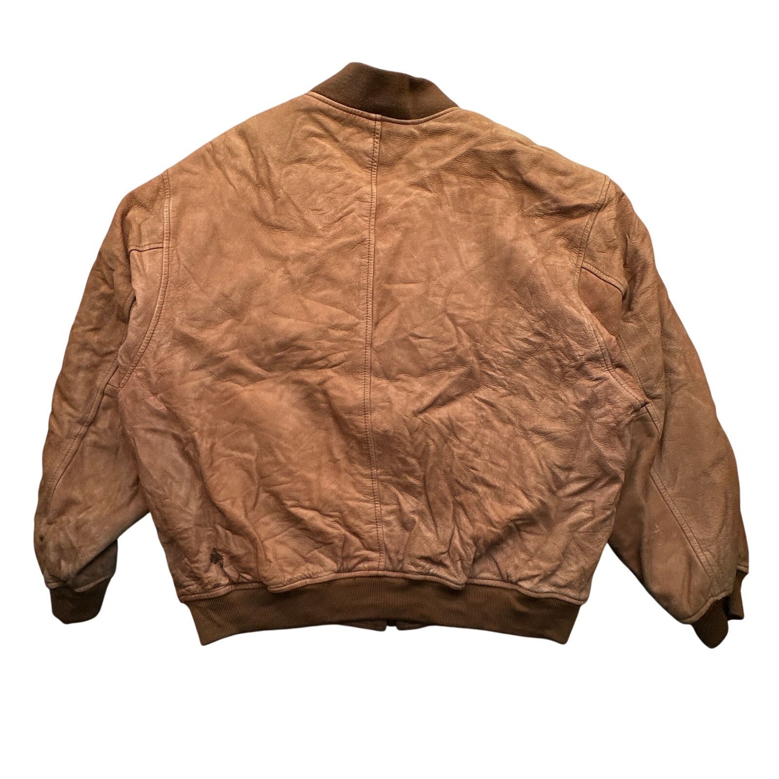 Other Vintage East Island Suede Leather Bomber Jacket Mens Large Size US L / EU 52-54 / 3 - 2 Thumbnail