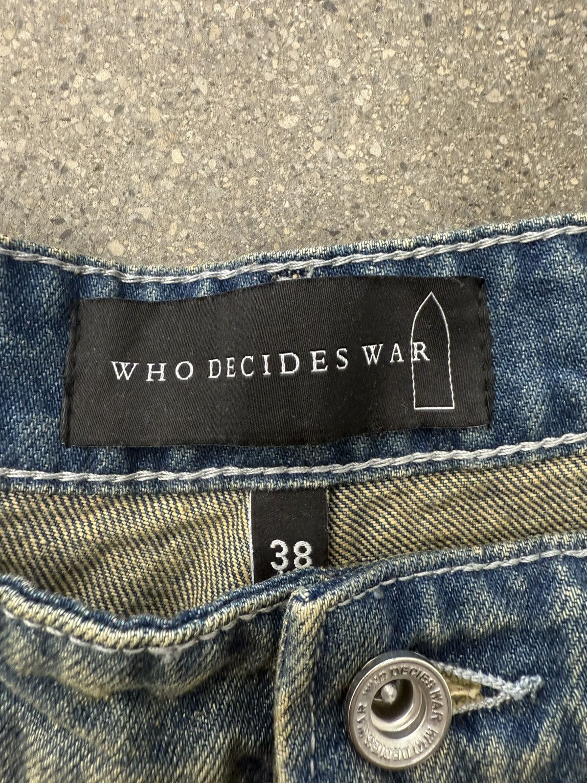 Who Decides War Who Decides War WDW Overlay Denim Size US 38 / EU 54 - 3 Thumbnail