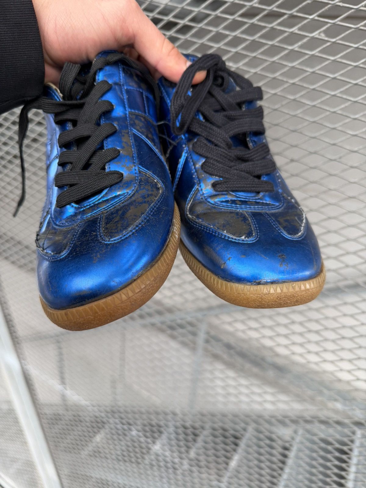 Maison Margiela Maison Margiela GAT Metallic Replica Sneakers Size US 10 / EU 43 - 15 Thumbnail