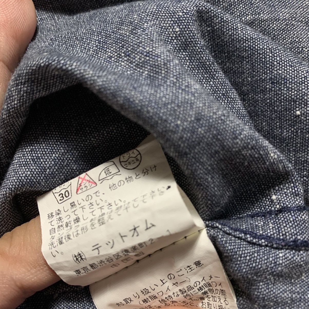 Tete Homme Vintage Tete Homme Issey Miyake 3/4 Shirt Button Up Size US M / EU 48-50 / 2 - 10 Thumbnail