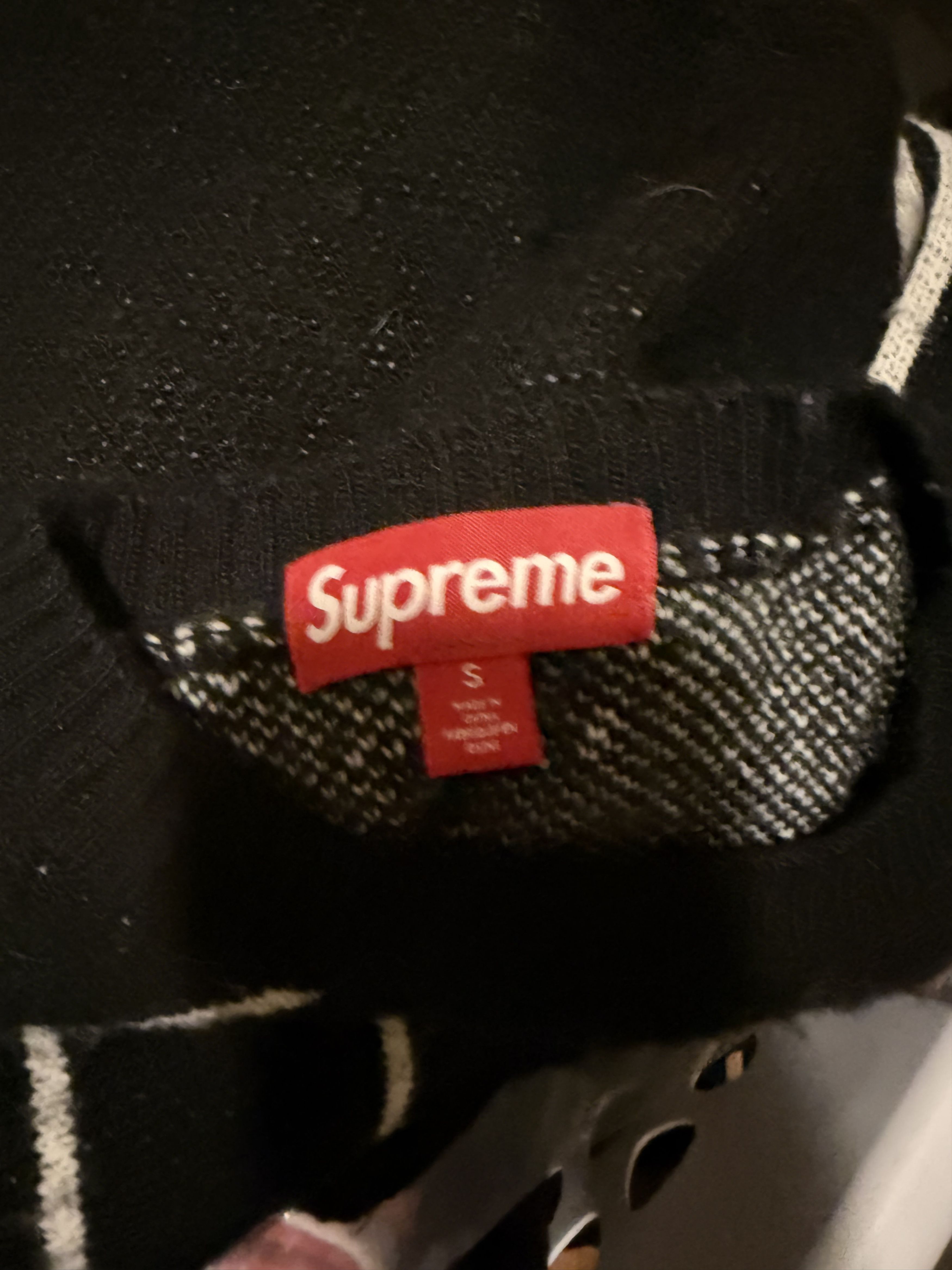 Supreme Supreme Back Stripe Sweater | Black | Size S Size US S / EU 44-46 / 1 - 8 Thumbnail