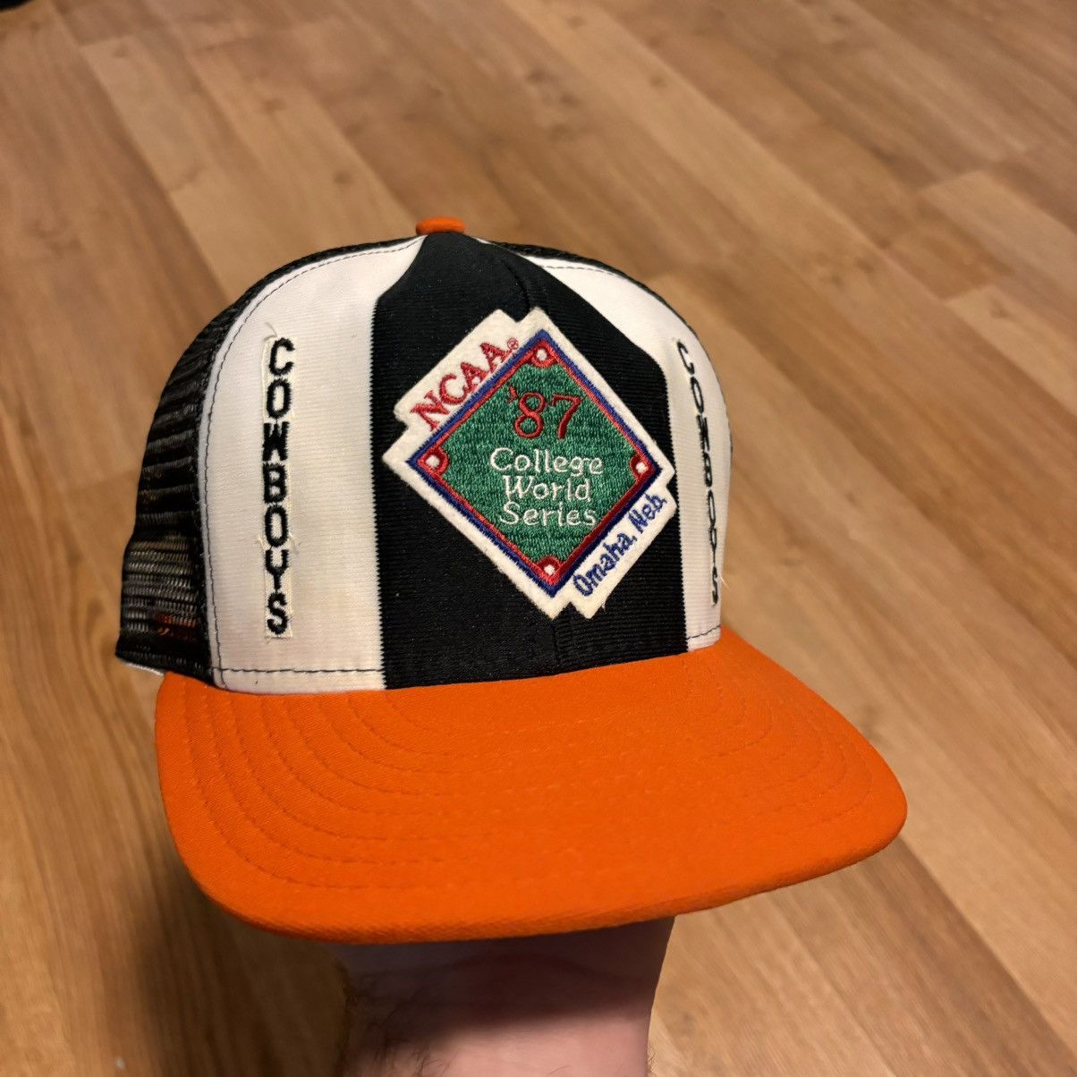 MLB × Vintage Vintage 80s Oklahoma State Trucker Hat Size ONE SIZE - 1 Thumbnail