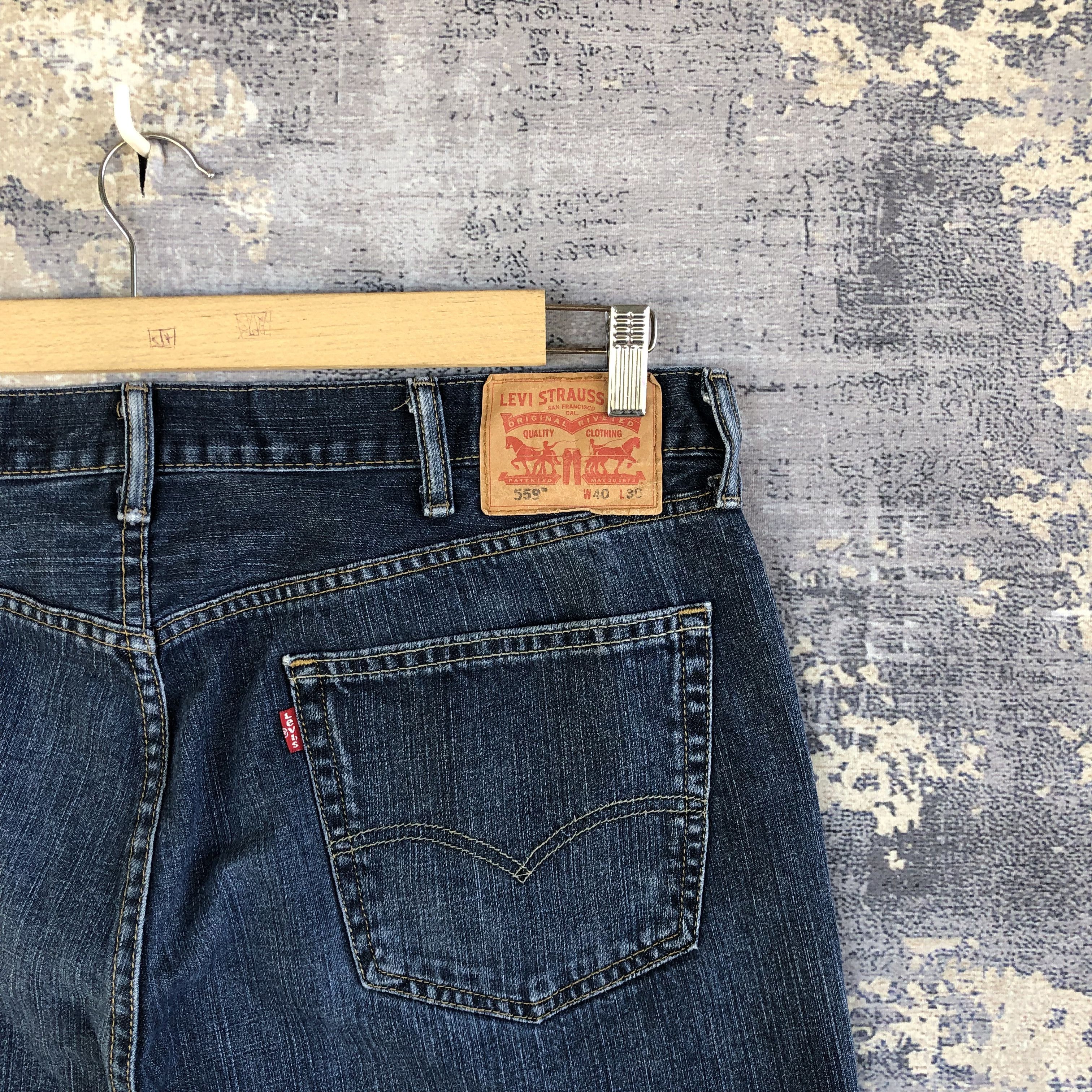 Levi's Vintage Levis 559 Baggy Faded Jeans Levi's Stonewash Denim Size US 38 / EU 54 - 5 Thumbnail