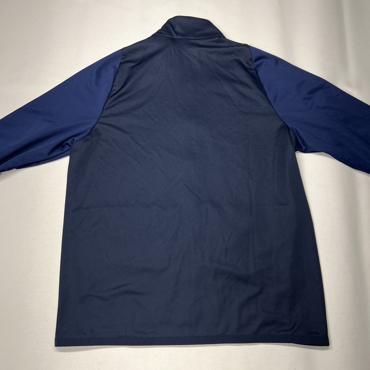 Nike Nike Dri Fit Jacket Zip Blue Fleece Swoosh Logo Active Size US M / EU 48-50 / 2 - 11 Thumbnail