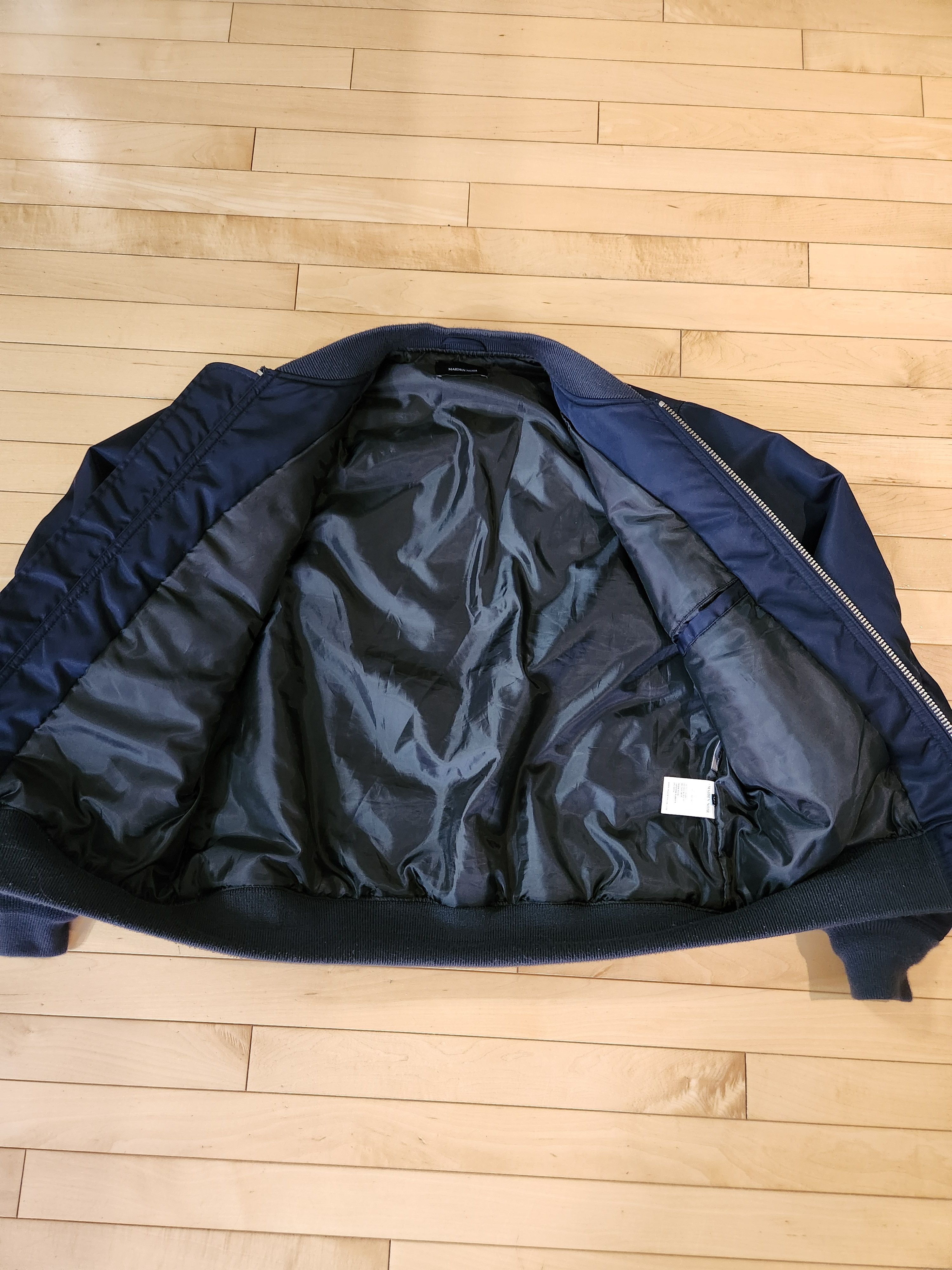 Maiden Noir Maiden Noir Satin Bomber Jacket Size US M / EU 48-50 / 2 - 7 Thumbnail