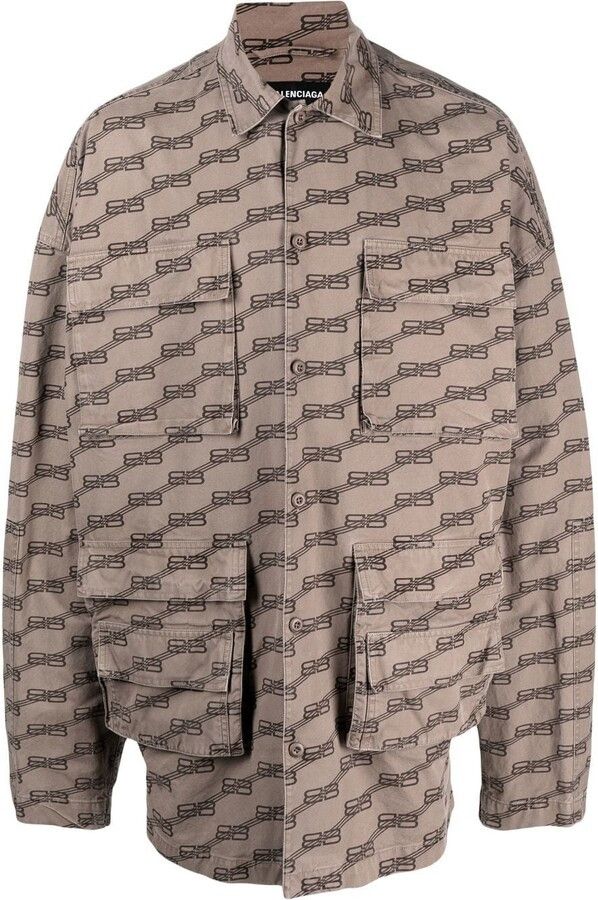 Cargo Shirt Monogram Cotton
