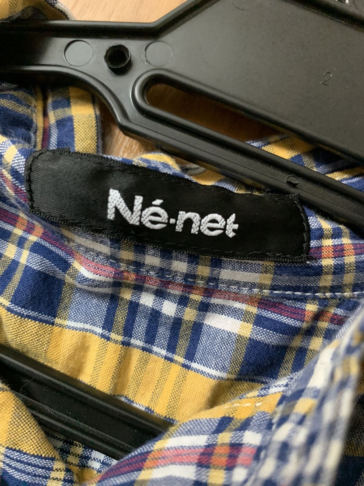 Issey Miyake × Ne-Net Ne-net flannel shirt Size US S / EU 44-46 / 1 - 4 Thumbnail