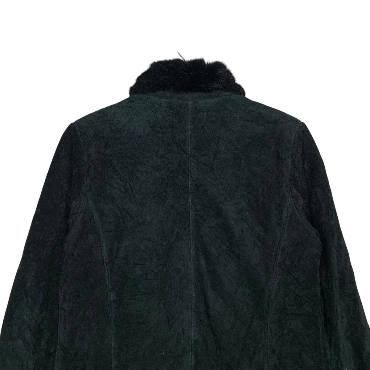 Japanese Brand MOSAIQUE Rabbit Fur Pigskin Jacket #1510-C68 Size M / US 6-8 / IT 42-44 - 8 Thumbnail