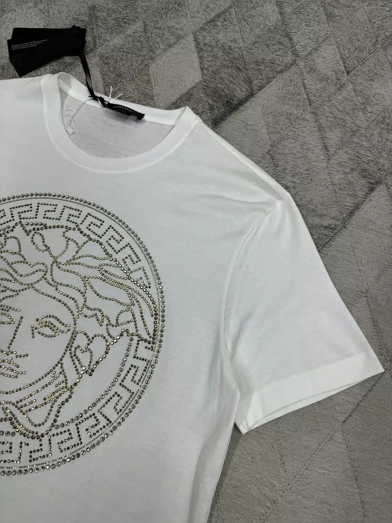 Versace Versace Full diamond Medusa T-shirt Size US M / EU 48-50 / 2 - 3 Thumbnail