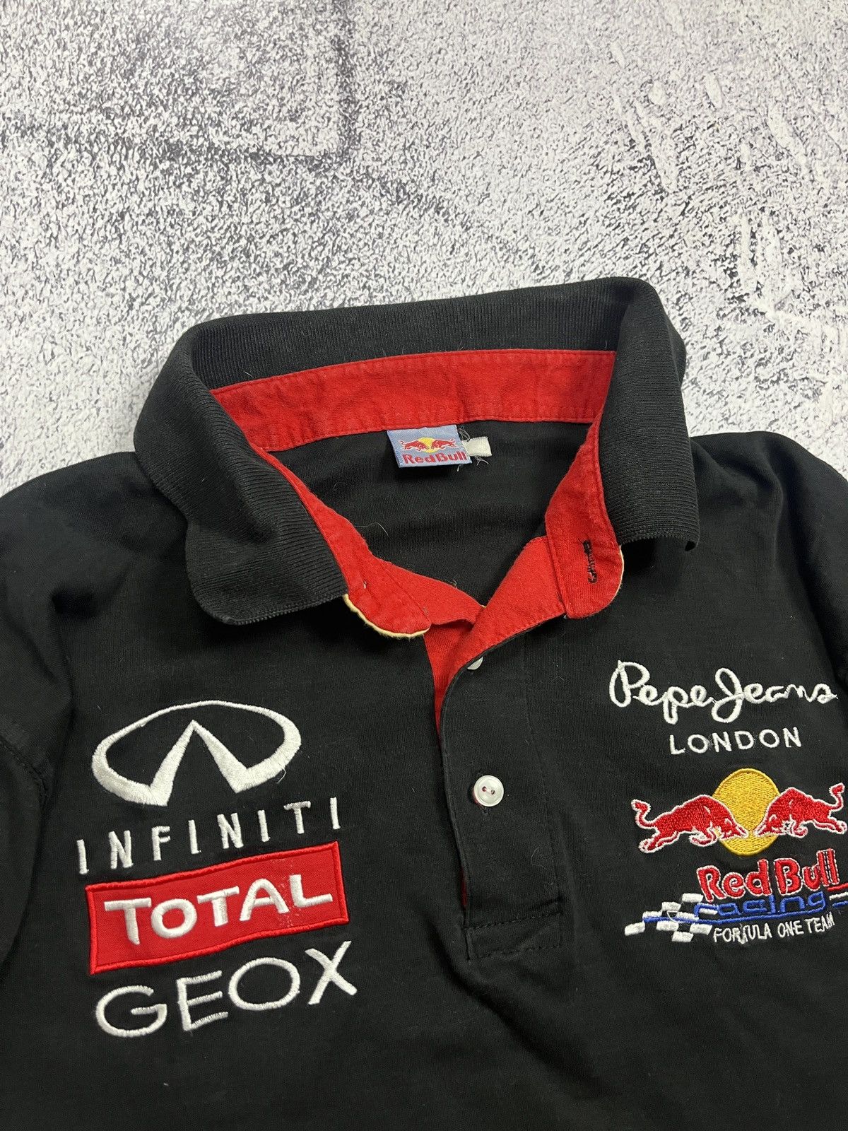 Formula 1 × Pepe Jeans × Red Bull Vintage Red Bull Infinity Racing Polo Shirt F1 Grand Prix Size US M / EU 48-50 / 2 - 6 Thumbnail