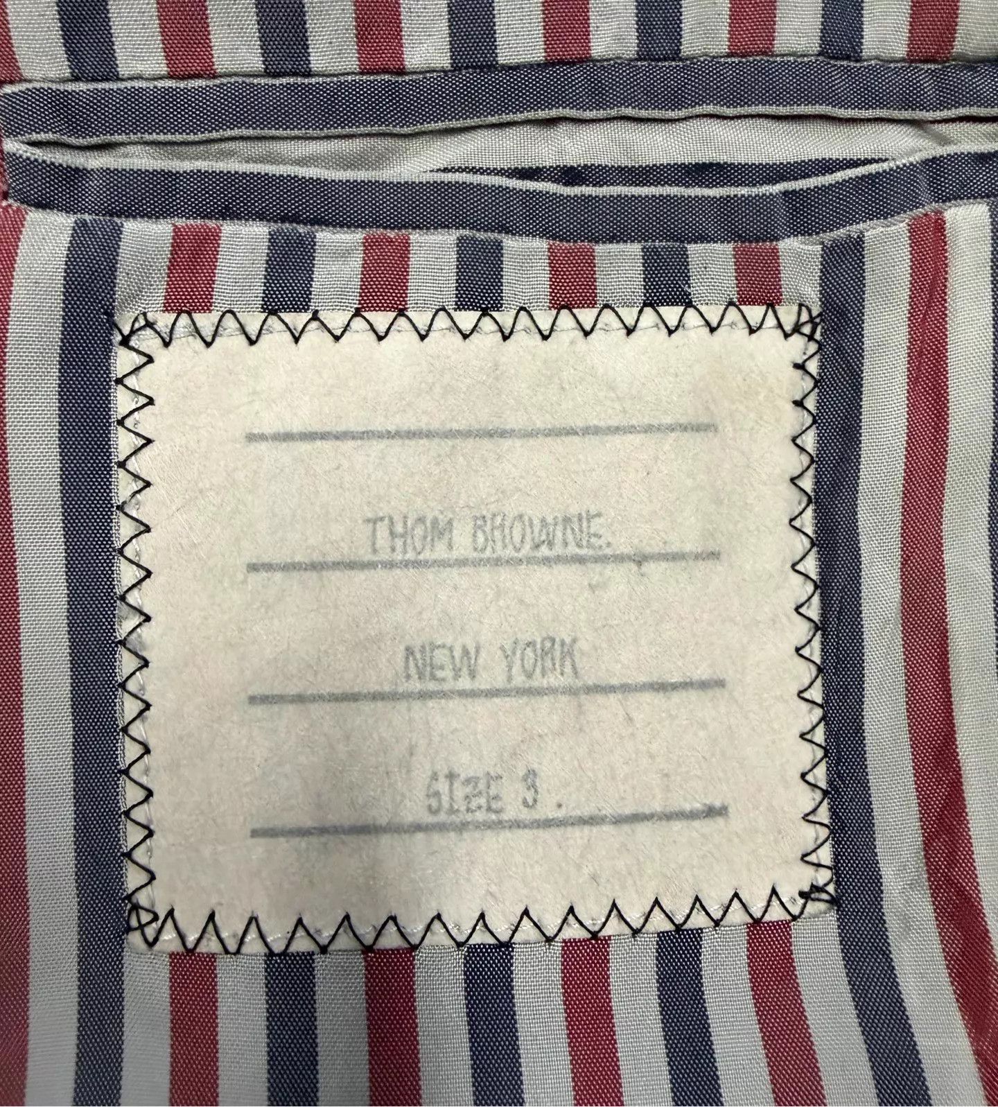 Thom Browne Thom Browne Classic Flight Jacket Dark Gray 4-Bar Stripe Size US L / EU 52-54 / 3 - 4 Thumbnail