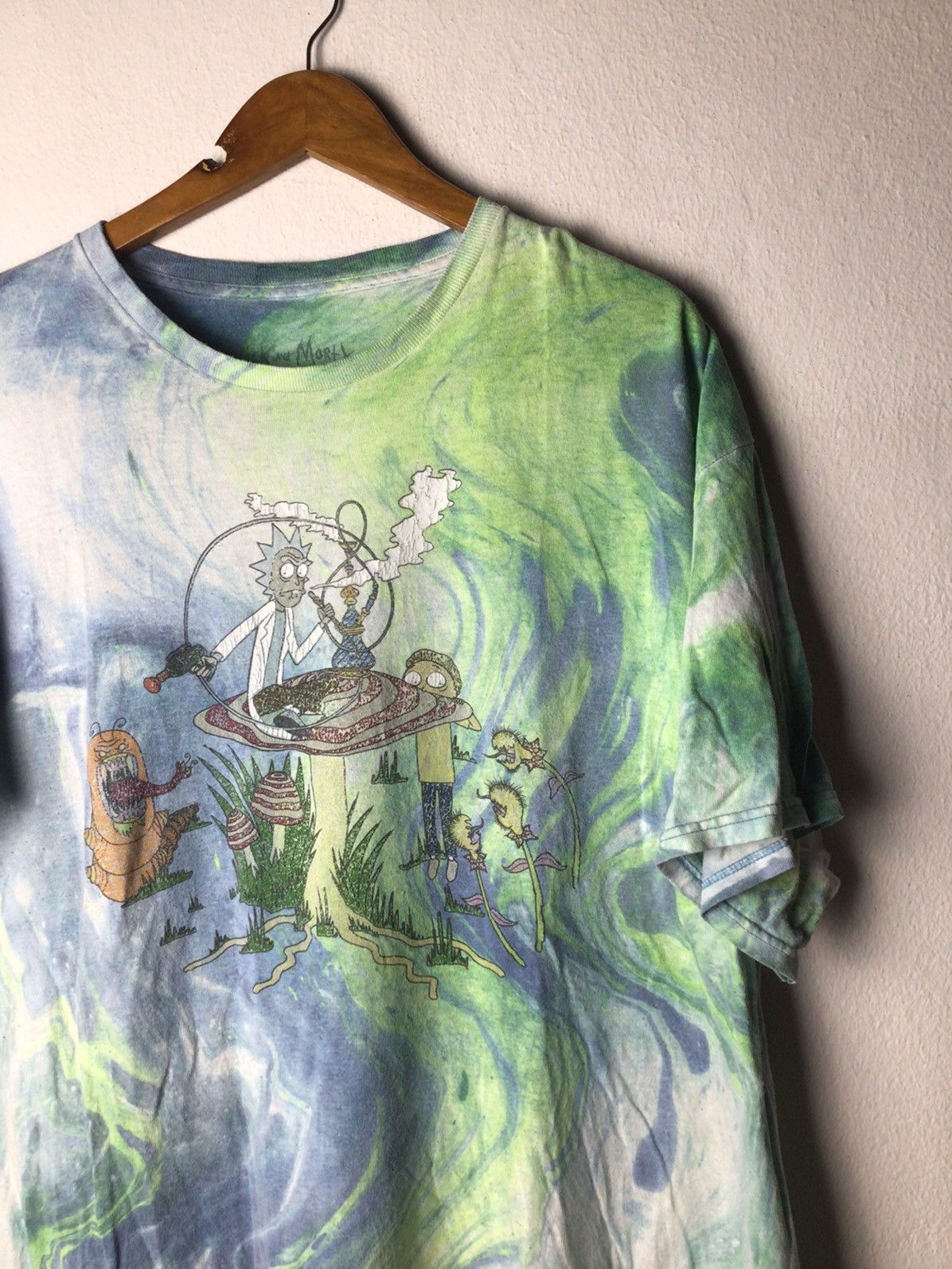 Cartoon Network Rick and Morty tie-dry Size US XL / EU 56 / 4 - 3 Thumbnail
