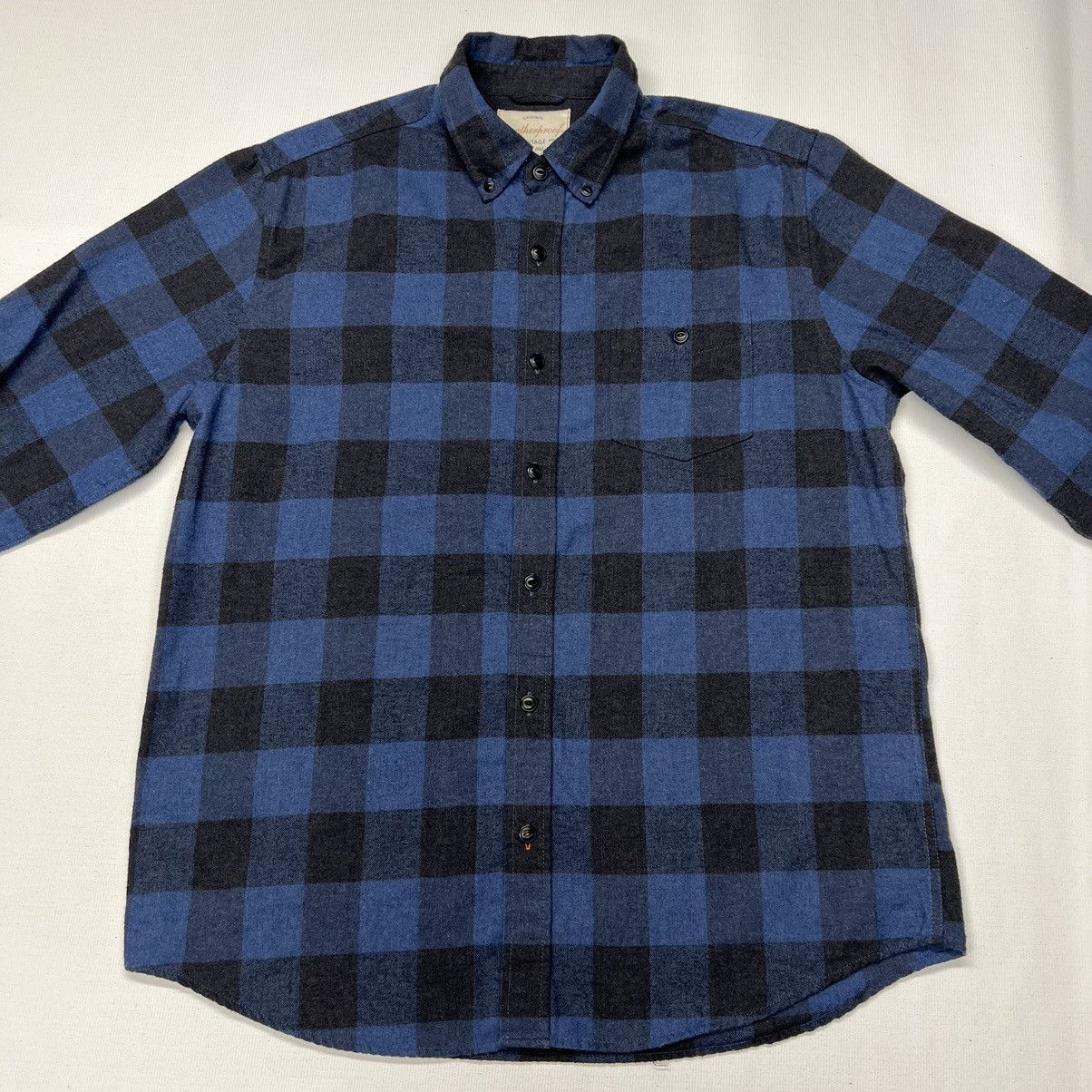 Weatherproof Weatherproof Flannel Shirt Blue Plaid Button Outdoor Pocket Size US L / EU 52-54 / 3 - 2 Thumbnail