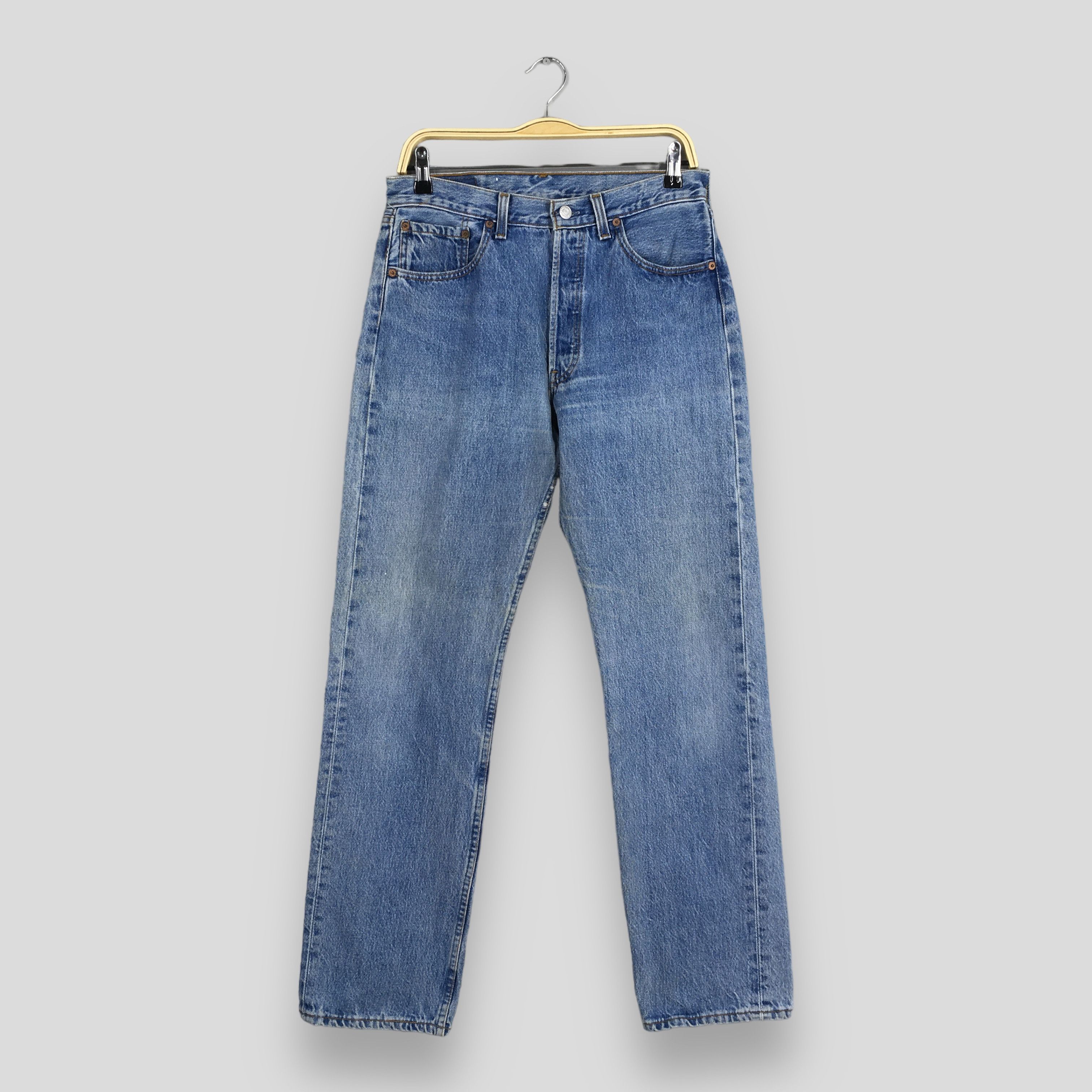 Levi's Size 29x29.5 Vintage 90's Levi's 501 High Rise Jeans S1729 Size 29" - 1 Thumbnail