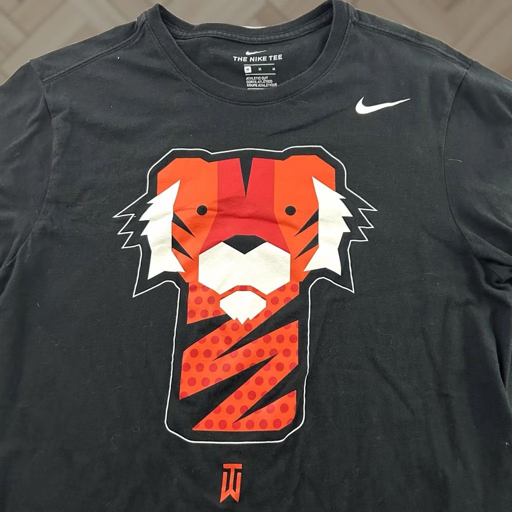 Nike Nike Athletic T-Shirt Short Sleeve Men’s Medium Black Tiger Woods Sport Shirt Size US M / EU 48-50 / 2 - 1 Thumbnail