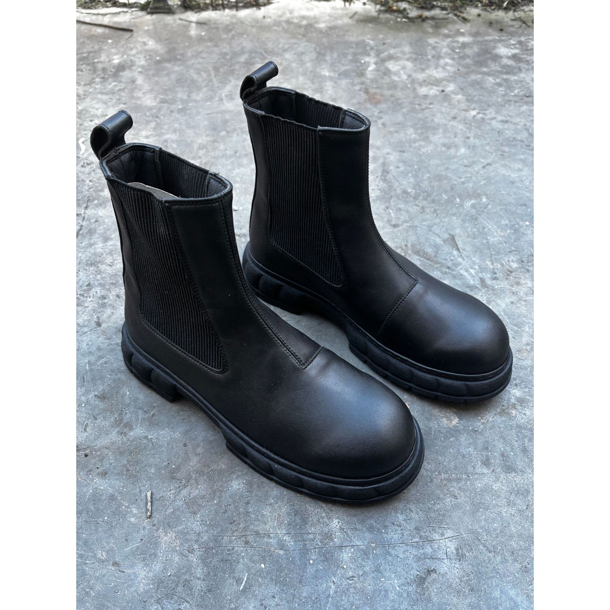 VIRON Viron 1997 Sustainable Black Chelsea Boots Size 39 Brand New Size US 9 / IT 39 - 2 Thumbnail