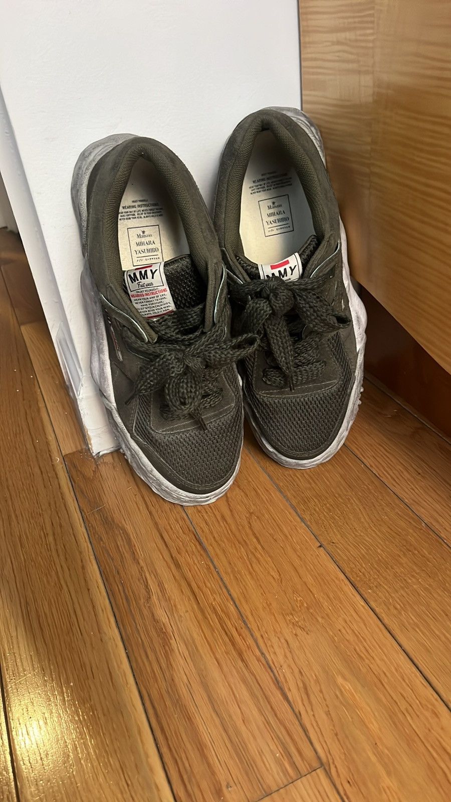 Maison MIHARA YASUHIRO BARELY WORN Army Green Maison Mihara Yasuhiro Sneakers Size US 9 / EU 42 - 5 Thumbnail