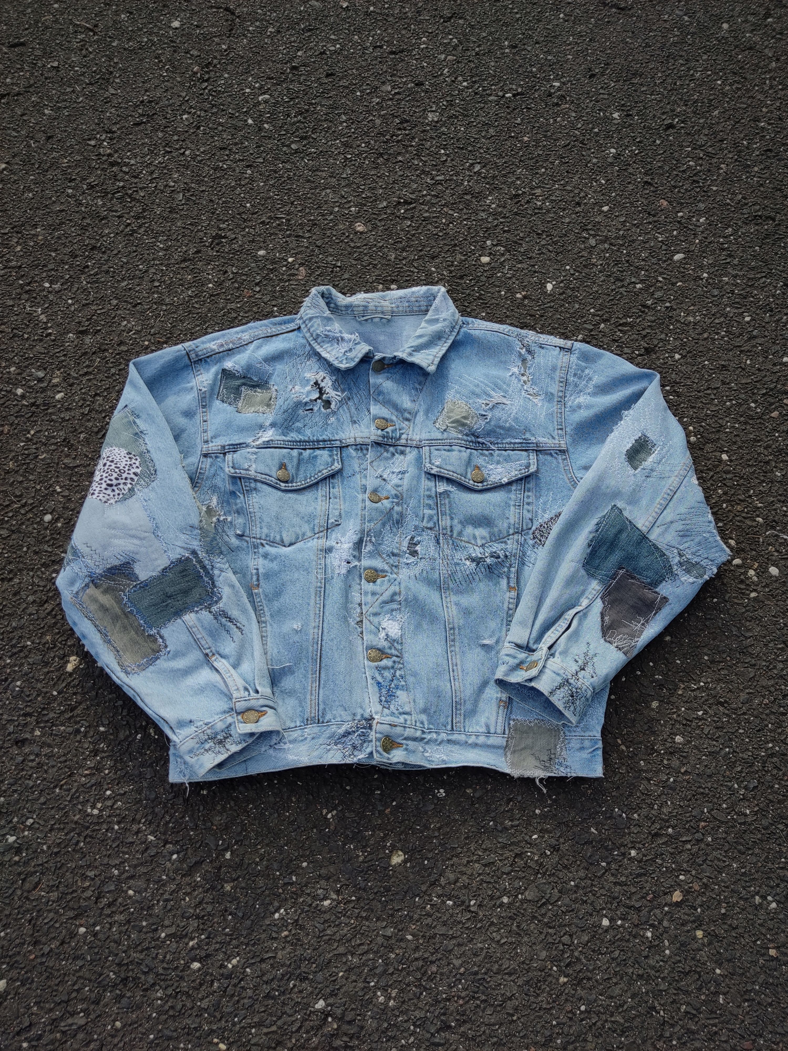 Kapital × Kapital Kountry Kapital Boro Inspired Jacket Distressed Patchwork Repaired Size US L / EU 52-54 / 3 - 6 Thumbnail