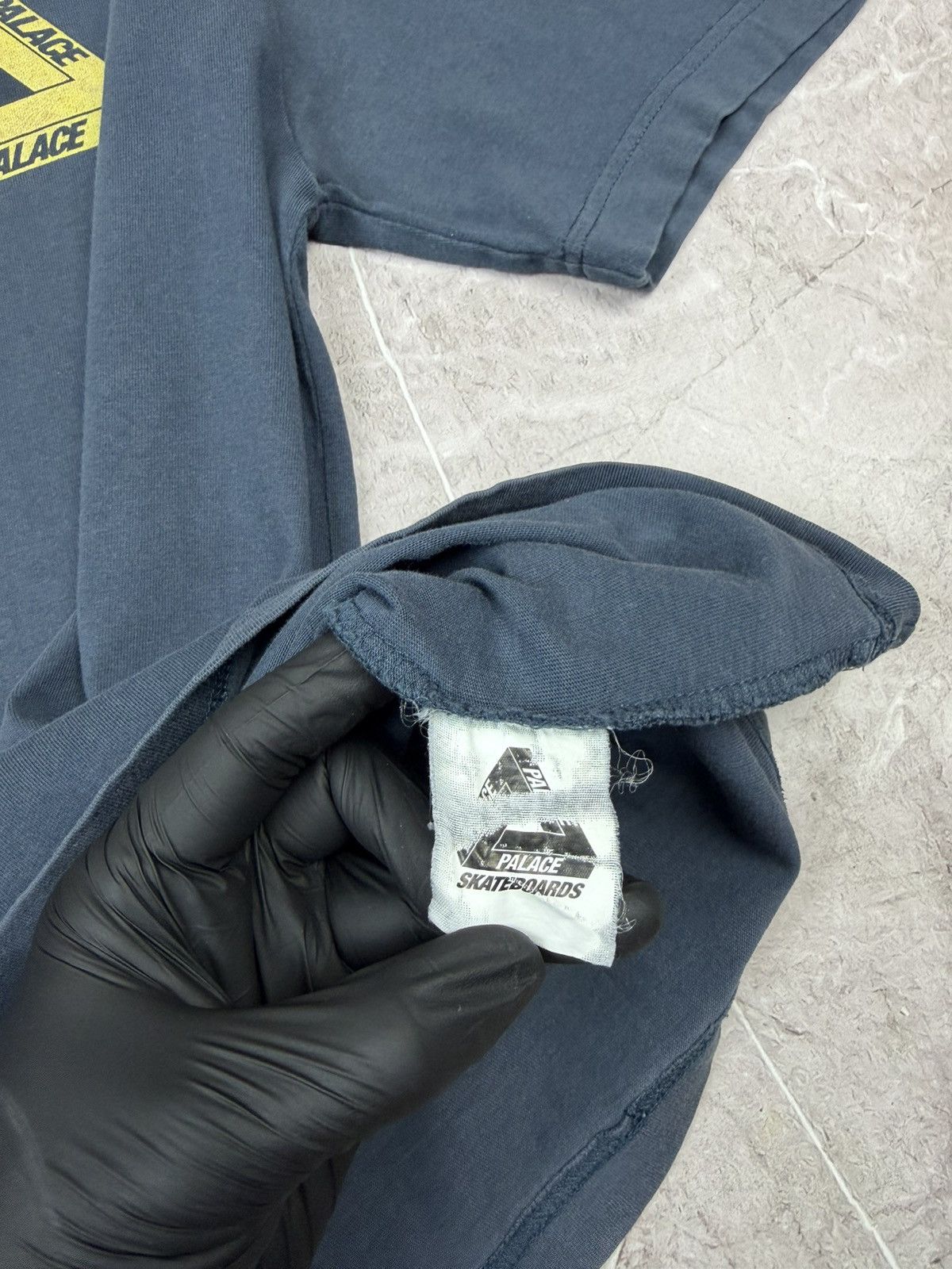 Palace Palace Skulls Tri-Ferg T-Shirt — Navy (Fall 2017) Size US S / EU 44-46 / 1 - 12 Thumbnail