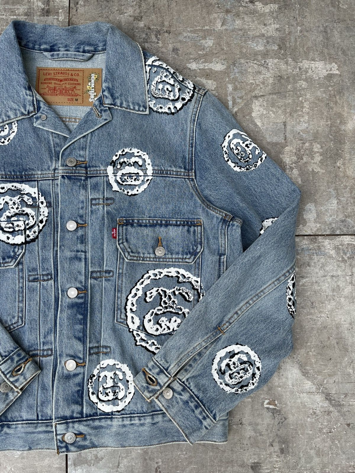DENIM TEARS × Stussy Stussy x Denim Tears Levis Type 2 Jacket Size US M / EU 48-50 / 2 - 4 Thumbnail
