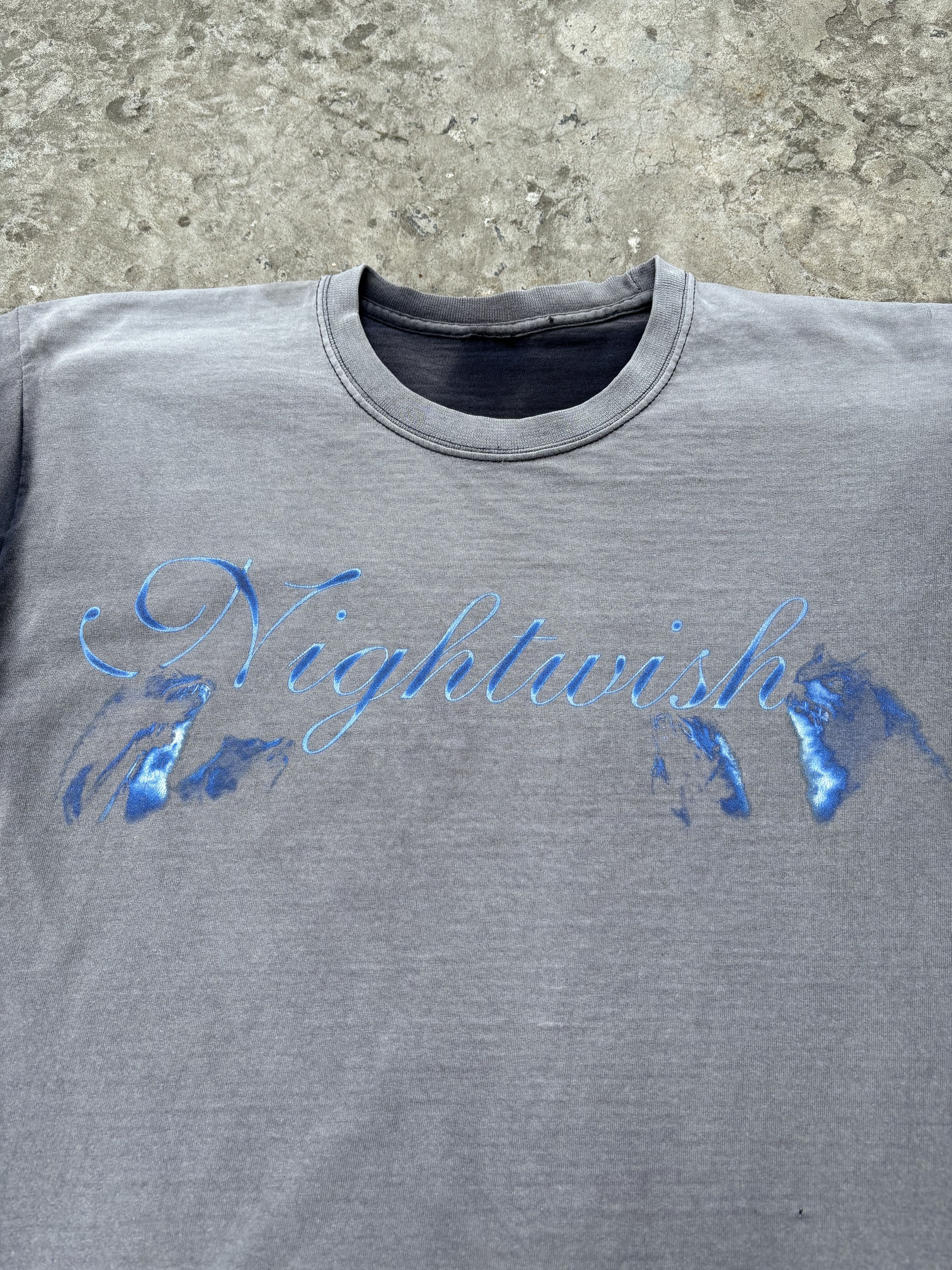 Band Tees Vintage Faded Nightwish 7 days to the Wolves Tee Size US M / EU 48-50 / 2 - 3 Thumbnail